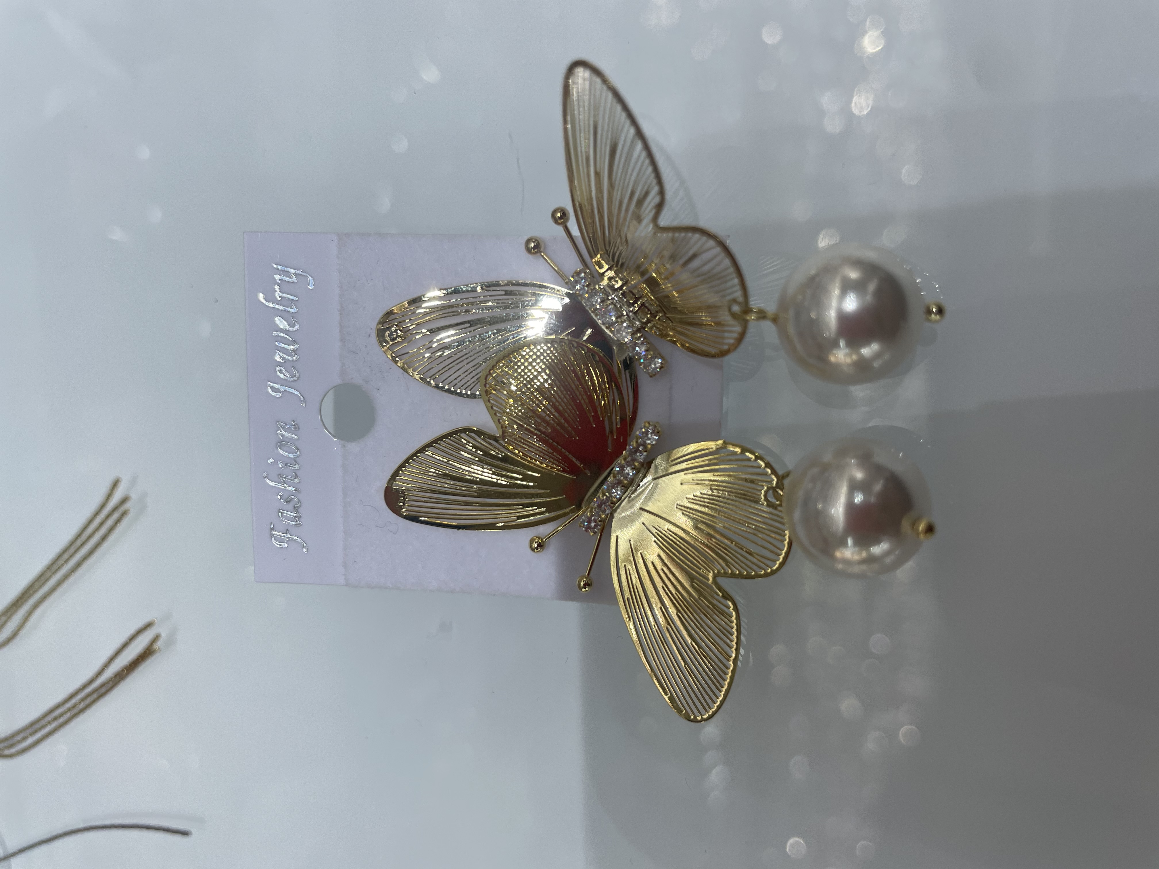 福多拉饰佳珍珠饰品 耳饰耳钉 简约时尚耳环 高质感女士首饰 美丽装扮必备