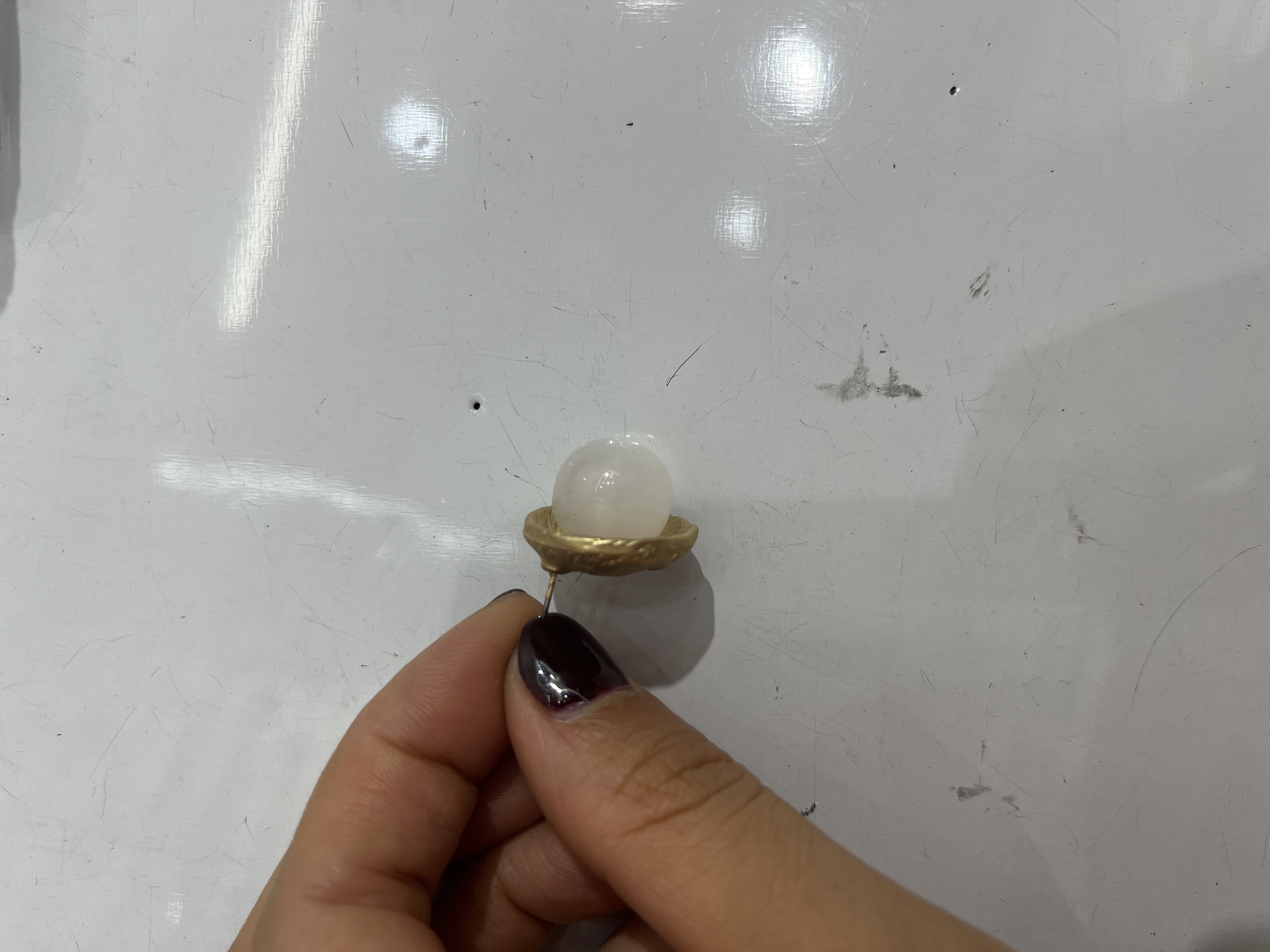 无骨耳环耳夹设计 铃兰花手链搭配 無洞耳夾时尚配饰 耳骨夹个性饰品 简约风格耳环套装详情图3