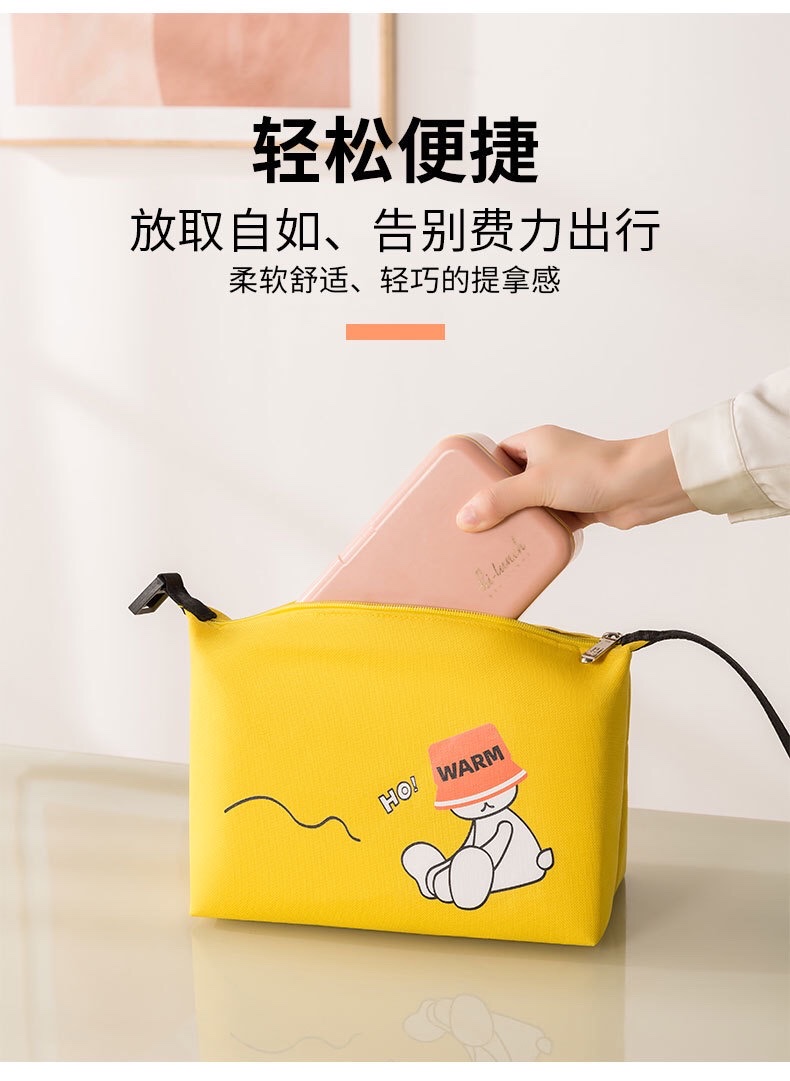 新款便携便当包上班族打包饭盒袋可爱学生保温袋带饭午餐包详情图6
