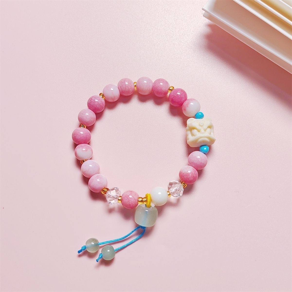 抖音同款醒狮手链女ins小众国风简约百搭学生闺蜜招财手串手链手串详情图6