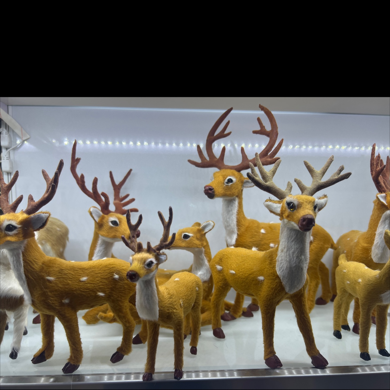 仿真动物真皮摆件布垫猫狗仿真马仿真猫咪玩具竹炭猫狗圣诞鹿摄影骆驼马绵羊狮子老虎摆件大型标本定制细节图