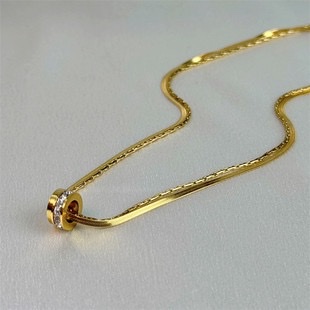 钛钢项链保色锁骨链高级24年新款小众