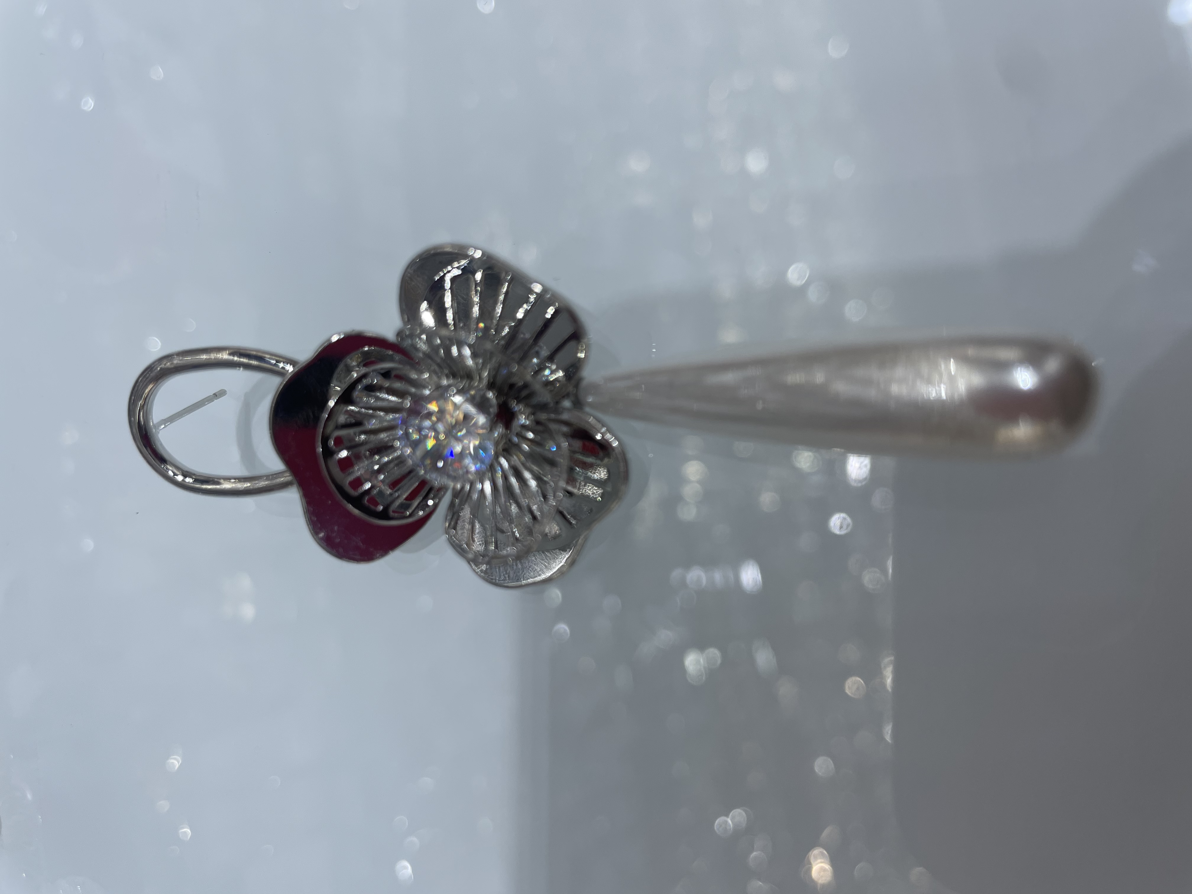 福多拉饰佳珍珠饰品 耳饰耳钉 简约时尚耳环 高质感女士首饰 美丽装扮必备细节图