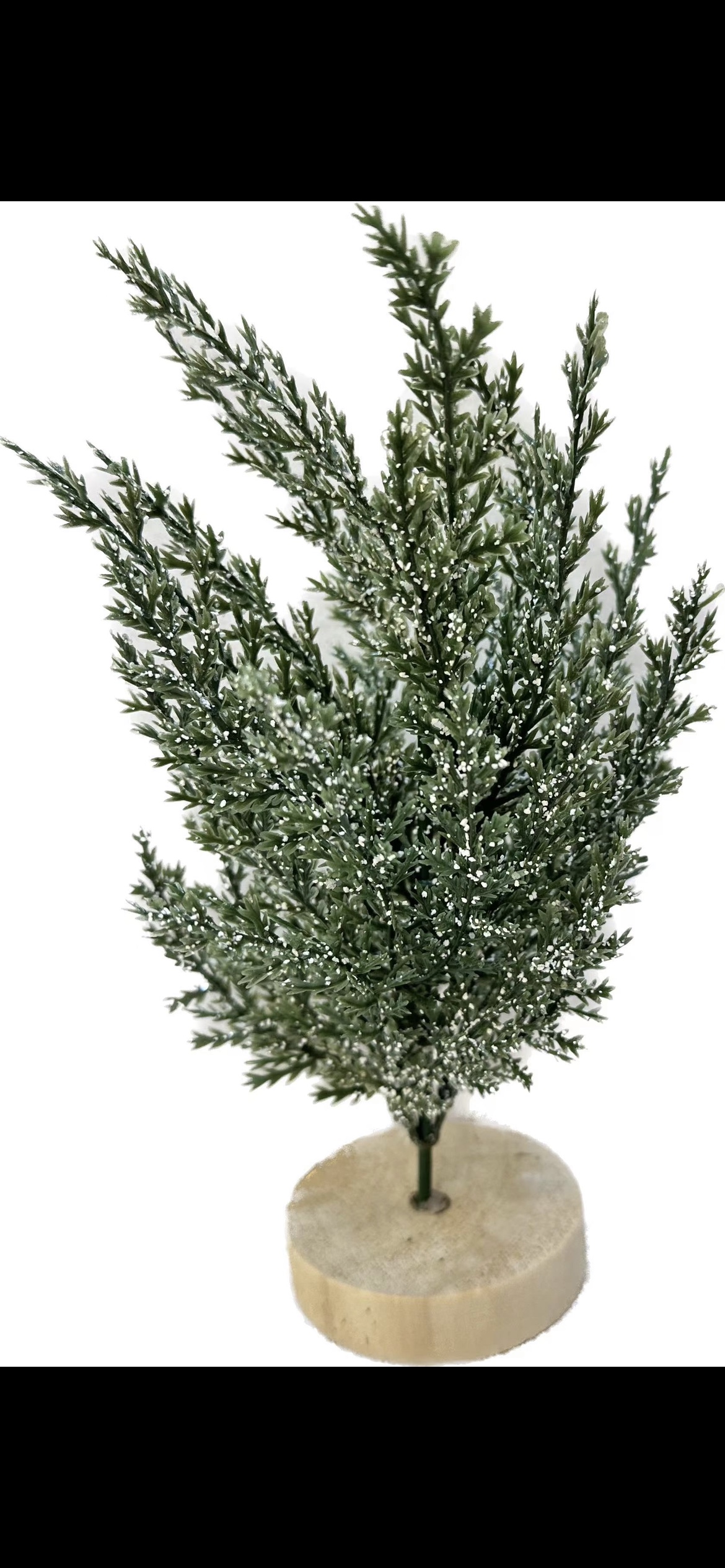 The PVC Christmas tree is of moderate height. It is a festive gift decoration, indoor and outdoor hanging ornaments, hairpin decoration, Christmas tree set, and festive atmosphere arrangement Specification image