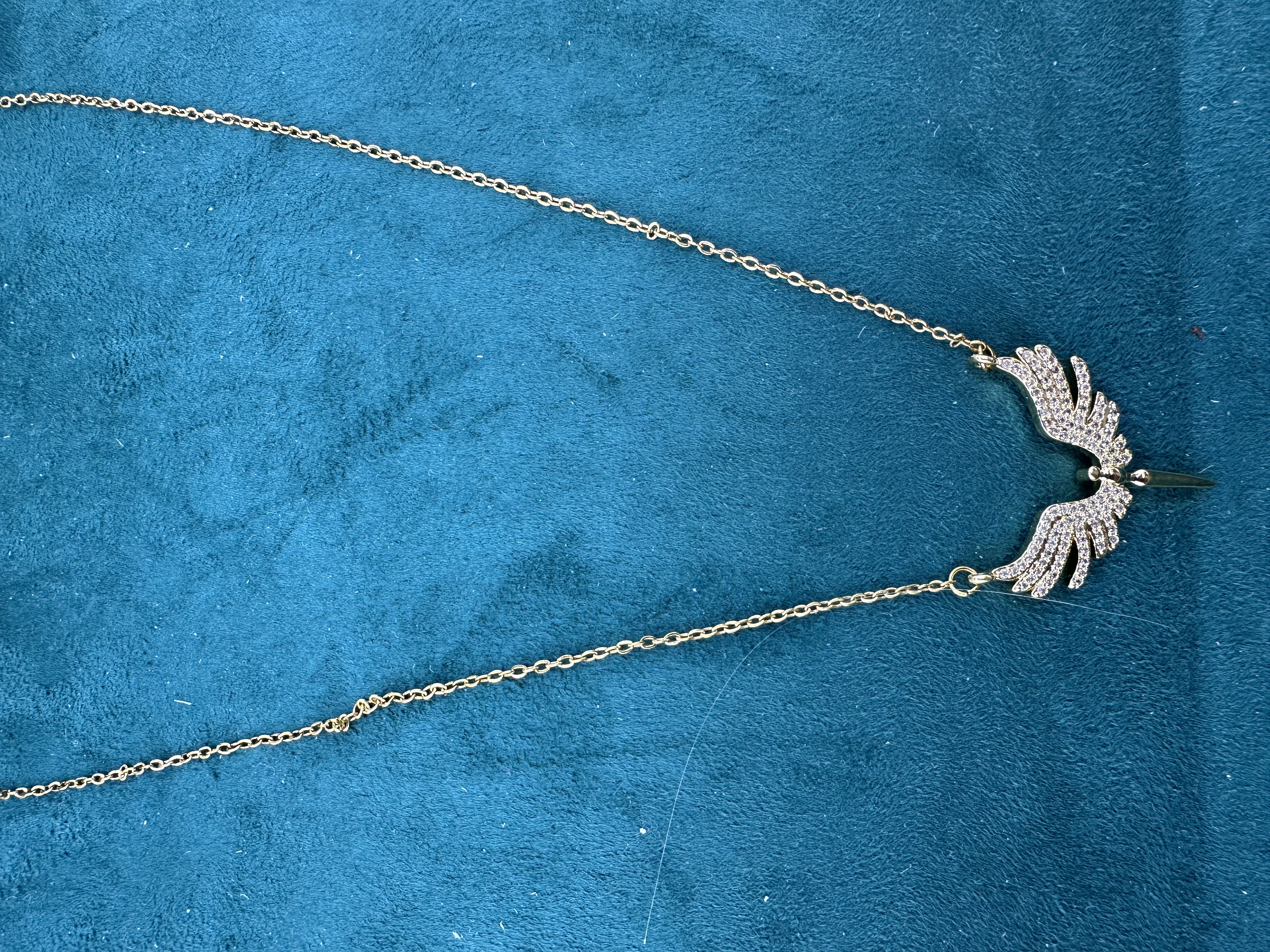 欧美大牌时尚太钢项链十吊坠铜加锆石项链项链详情图1