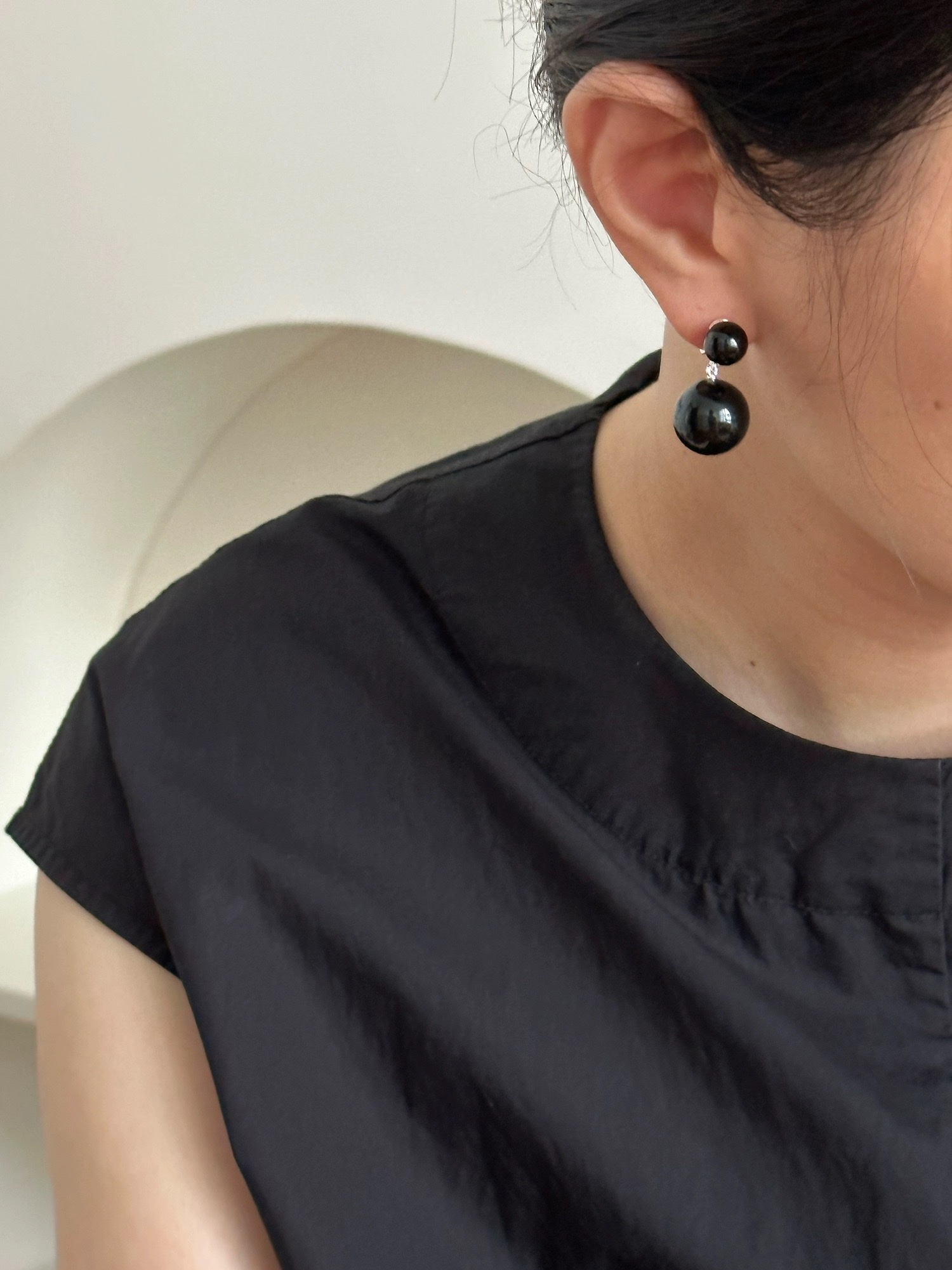 多拉西拉 精致耳饰 优雅耳钉 简约时尚耳环女士首饰礼物详情图3