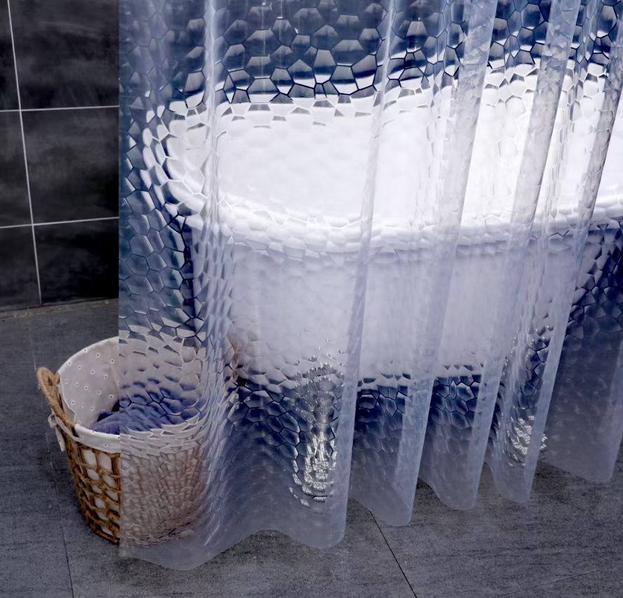 [Jenna] Bathroom Partition Waterproof Shower Curtain Manufacturer Source Goods Source Waterproof And Mildew Shower Curtain Size 180×180Cm details Picture
