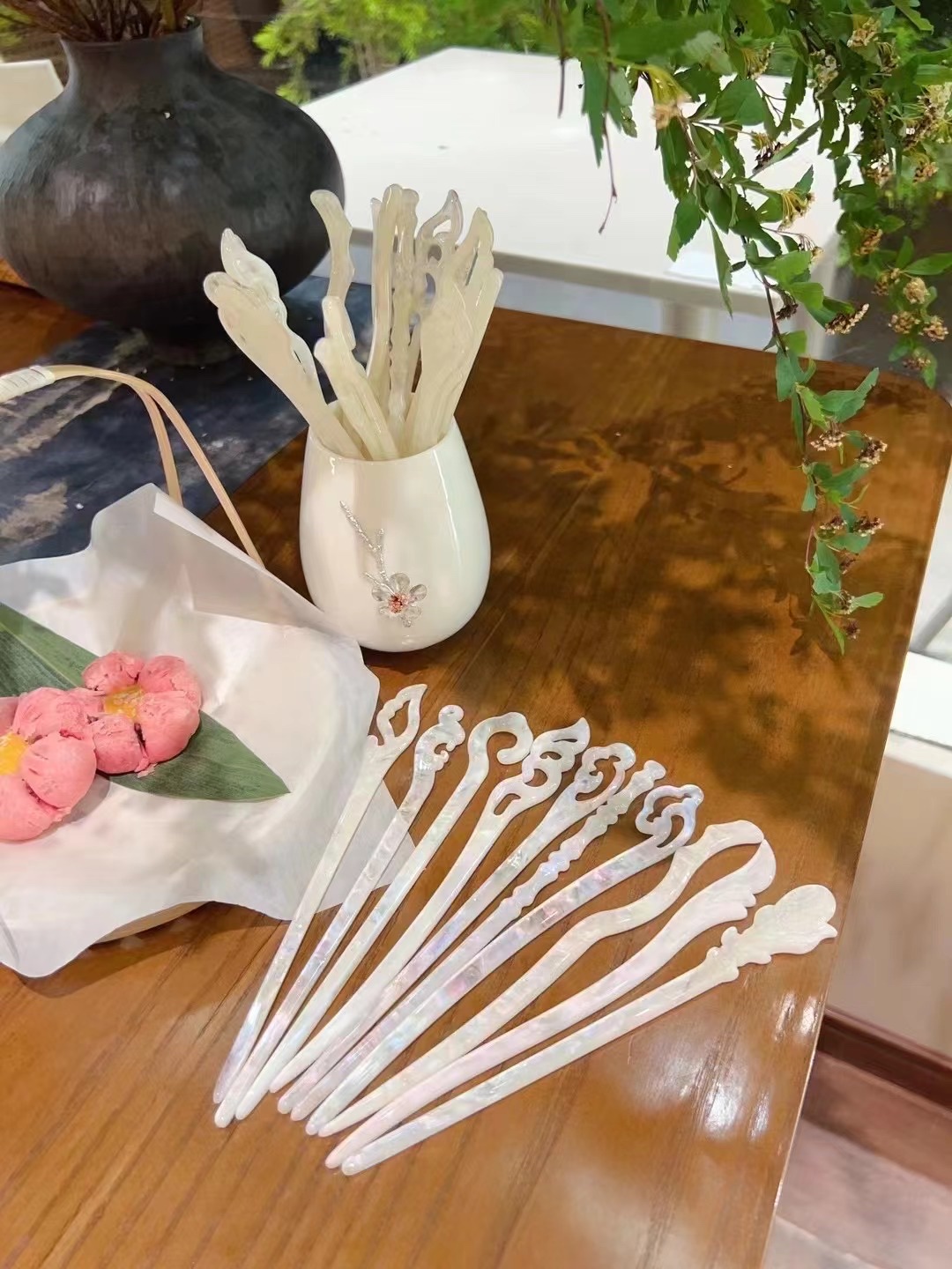 古风发簪高级感新中式盘发钗子现代简约国风步摇头饰气质簪子发钗国潮系列