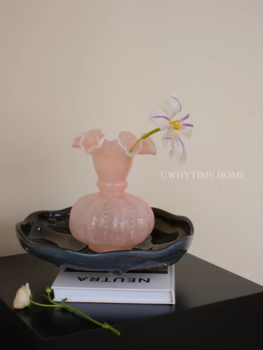 French elegant art decorative items, simple and modern home furnishings, flower art bottles, decorative flower vases, vases, French vases Specification image