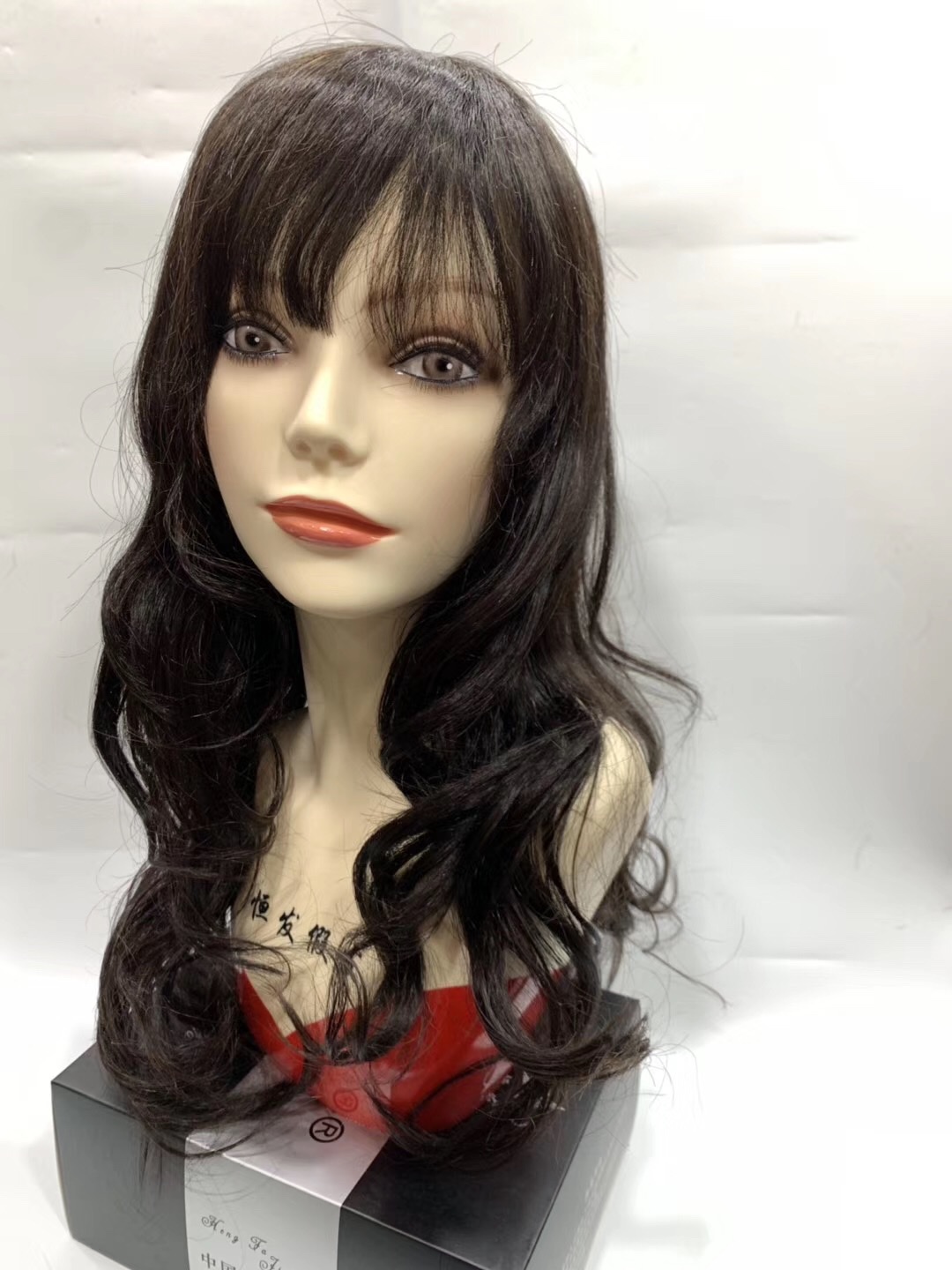 Real hair coverings, wigs, women's fashionable wigs, caps, wigs, head covers, real hair texture, realistic and easy to take care of details Picture