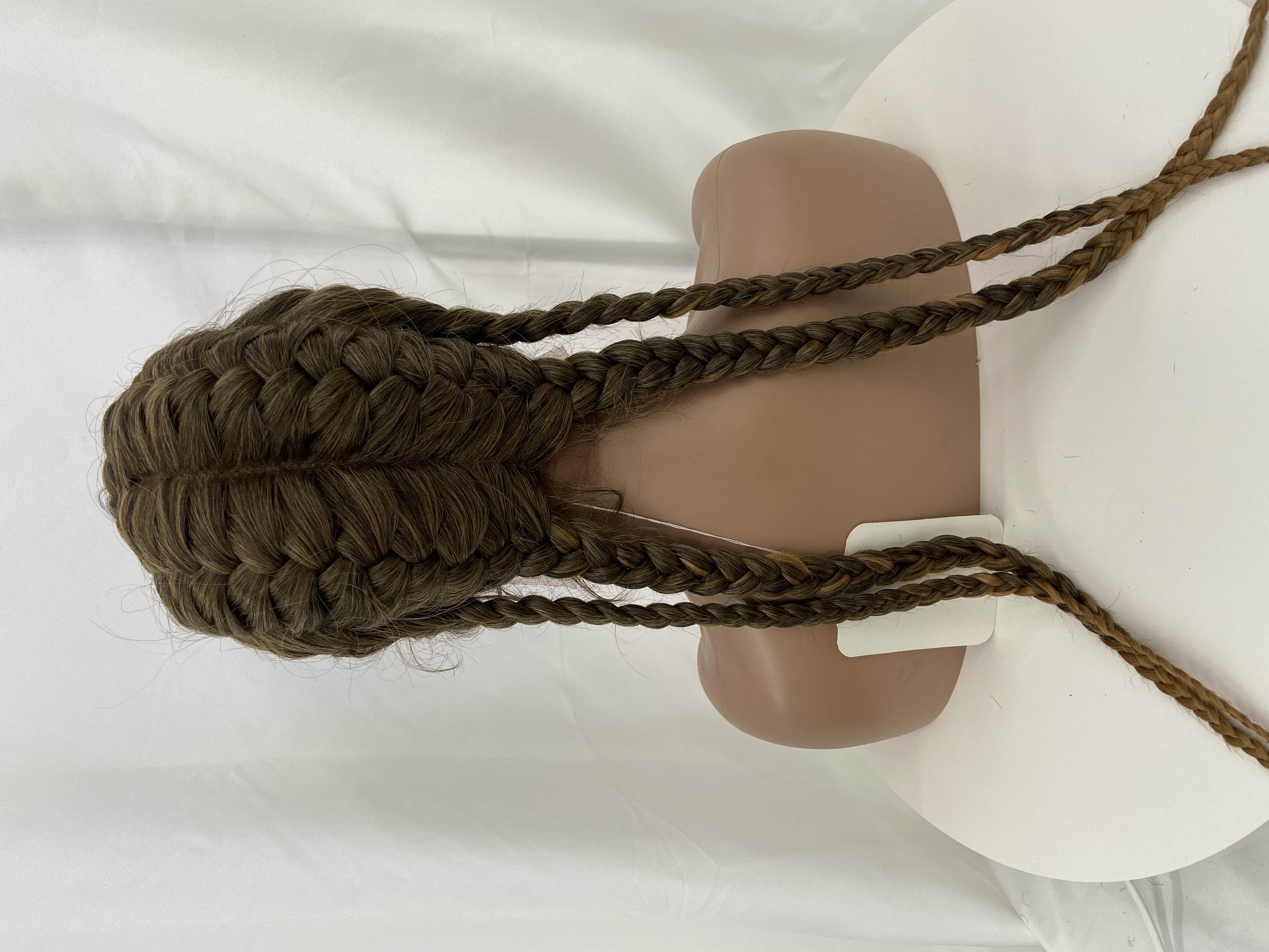 Black synthetic fiber wig, high-end handcrafted wig, Tianzan wig Item Picture