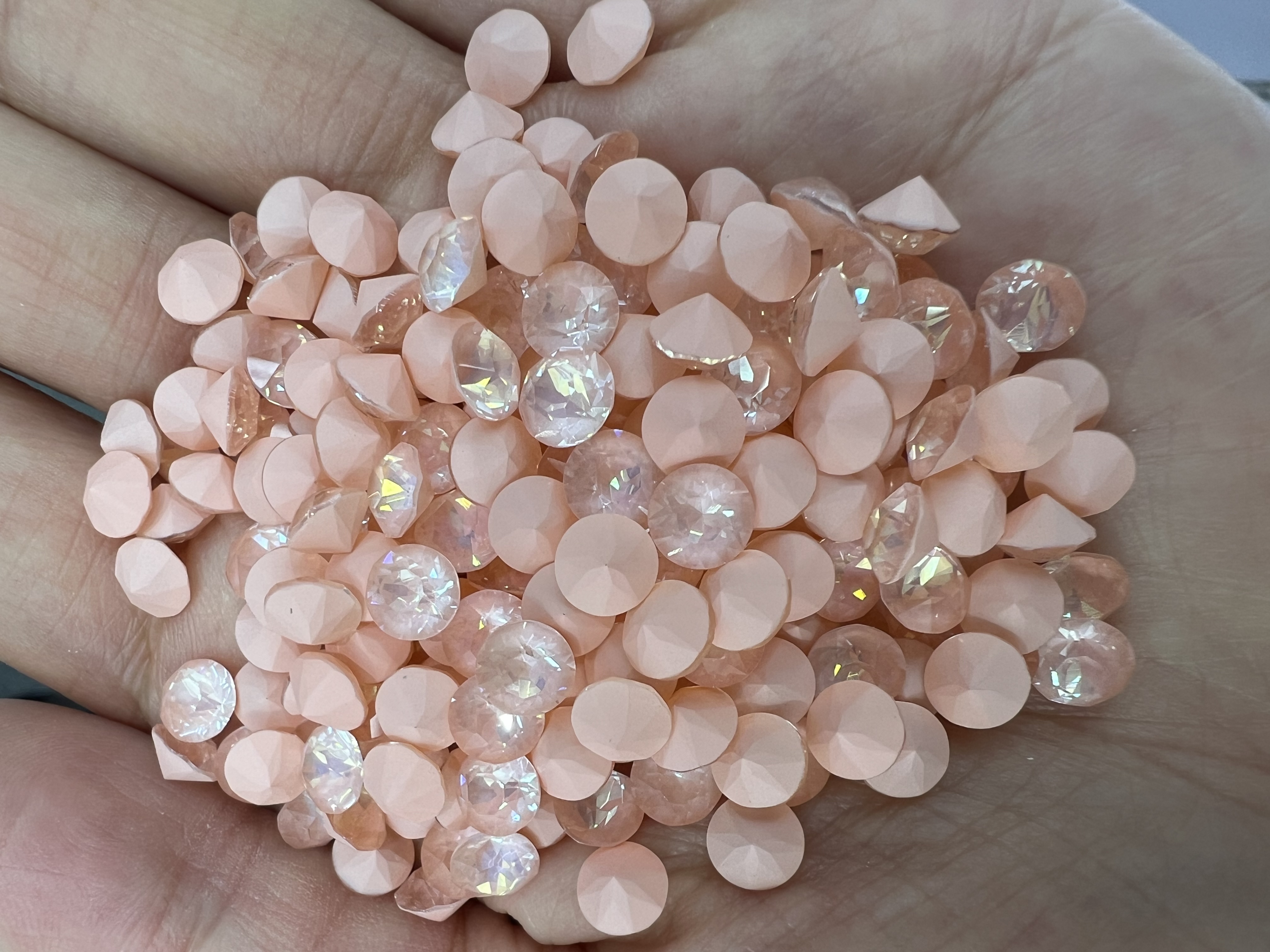 美甲饰品K9水钻水晶配件独特光泽美甲水晶花装饰 美甲DIY必备