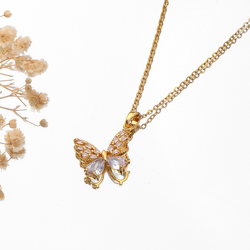 不掉色钛钢项链女百搭小众饰品高级感精致轻奢百搭简约厂家批发 详情图6