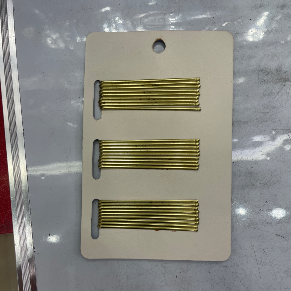 一字夹金色假发配件产品图