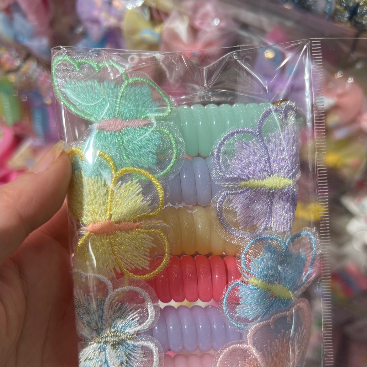 时尚女士大肠发圈 头绳套装 优质皮筋耐用 电话绳发圈设计 简约发饰扎发神器