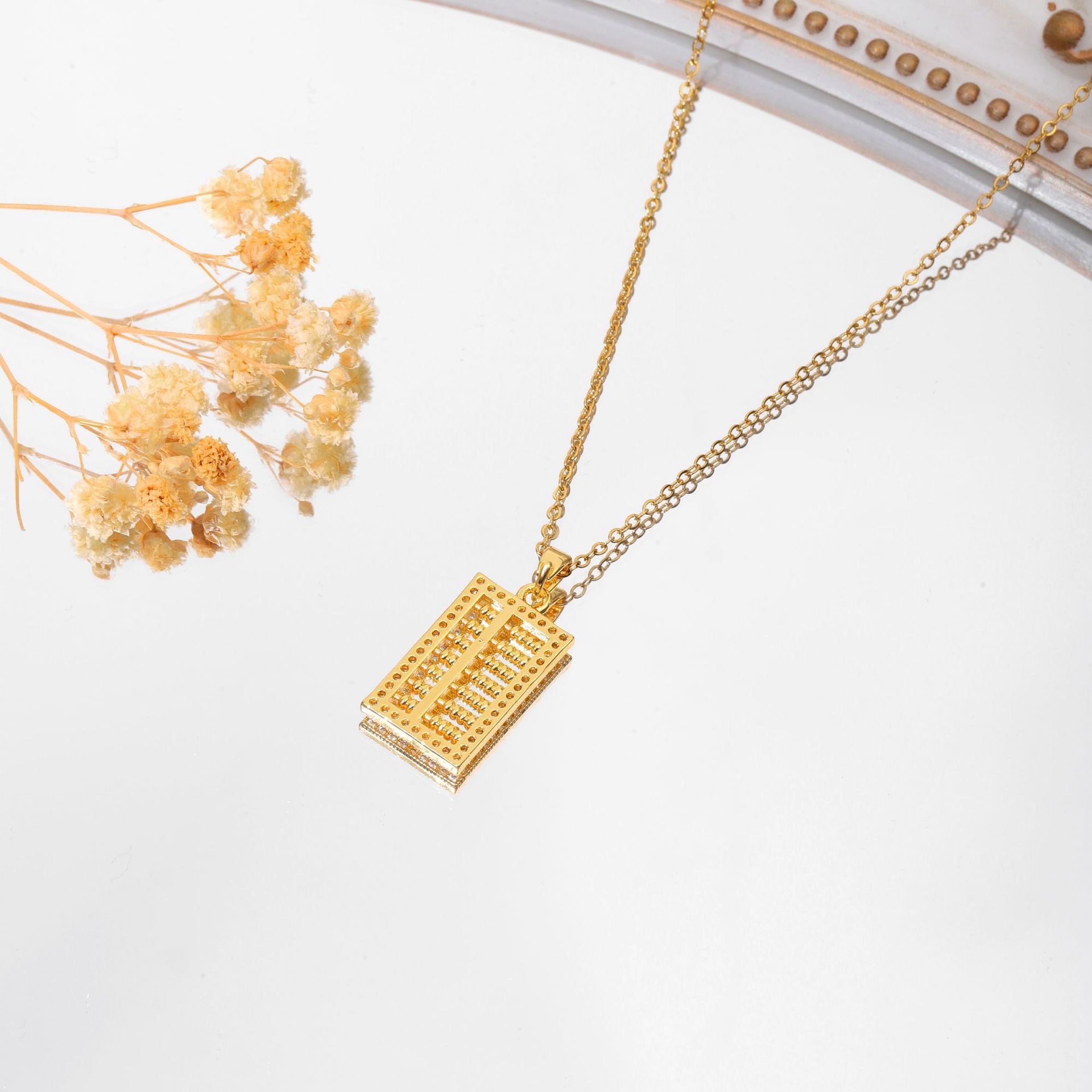 不掉色钛钢项链女百搭小众饰品高级感精致轻奢百搭简约厂家批发 详情图10