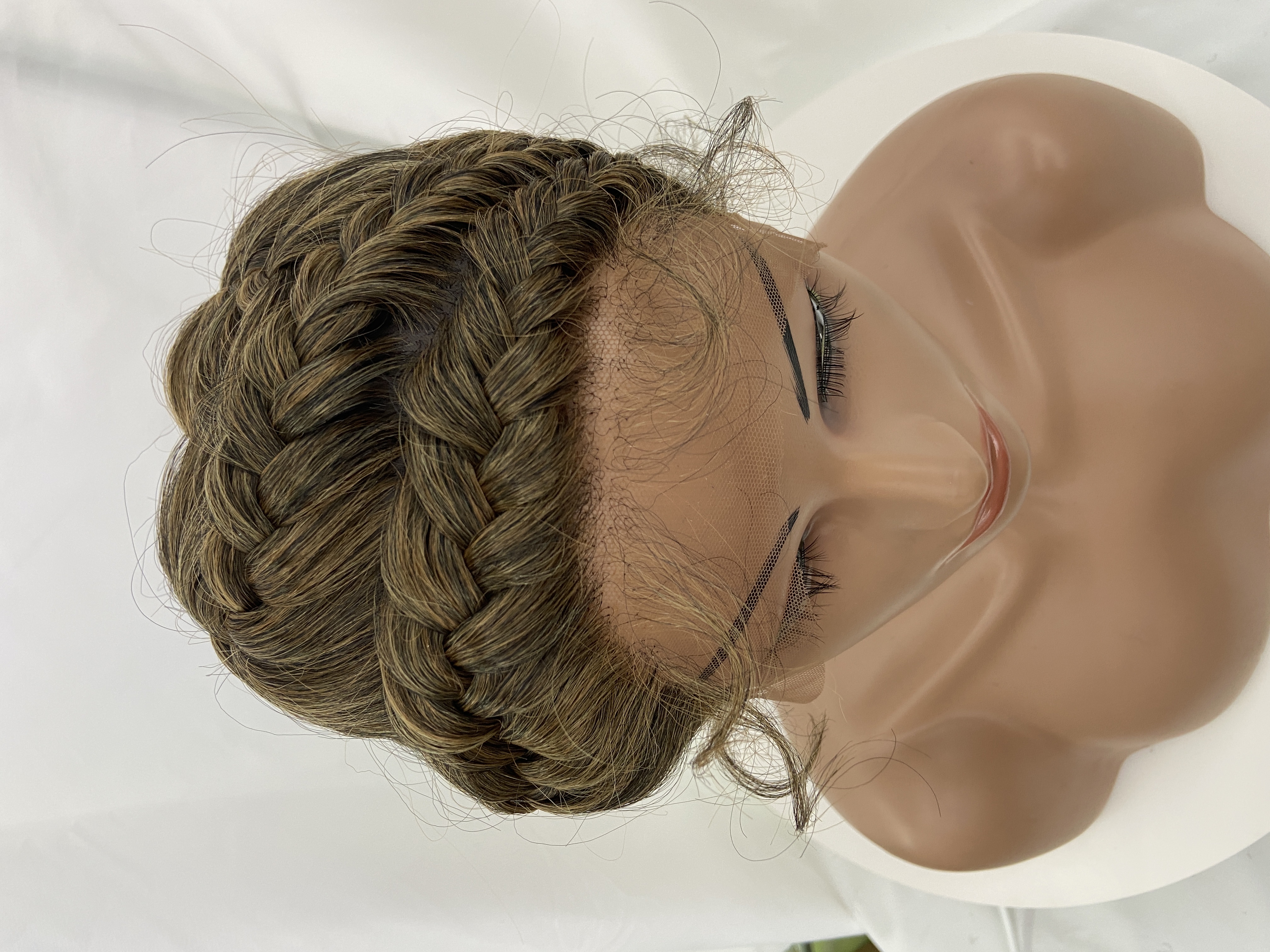 Black synthetic fiber wig, high-end handcrafted wig, Tianzan wig Application Scenario