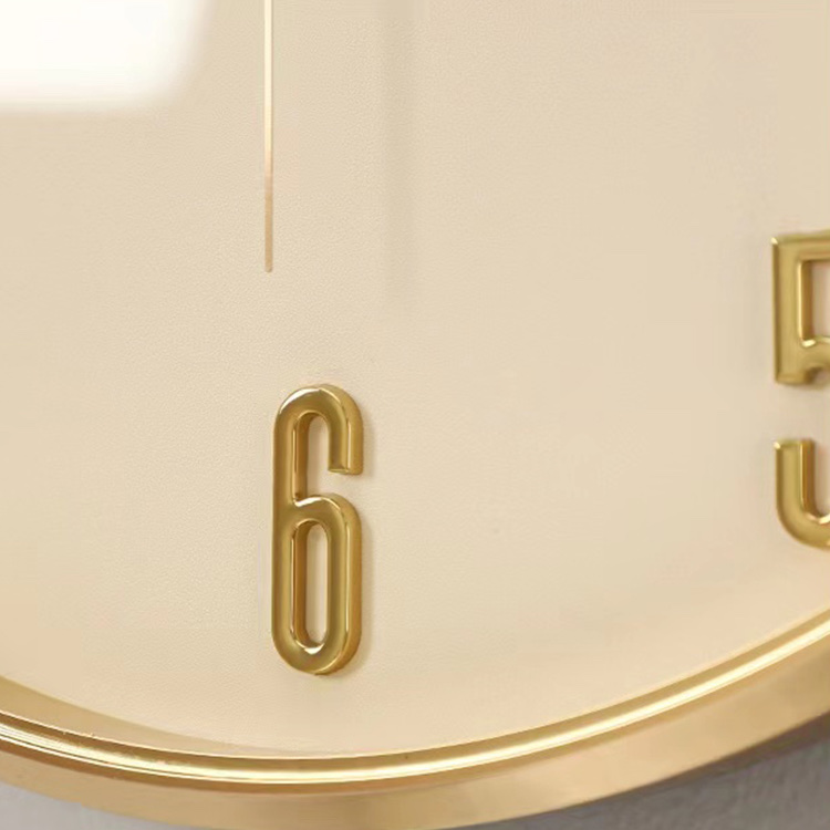 现代简约挂钟家用时尚表挂墙客厅大气创意时钟轻奢个性静音石英钟细节图