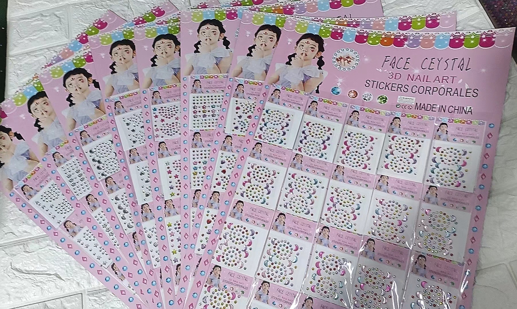 20入，手帐贴纸卡通版 贴纸眉心贴材料包 手账胶带DIY装饰用品 丰富多样的贴纸设计 详情图6