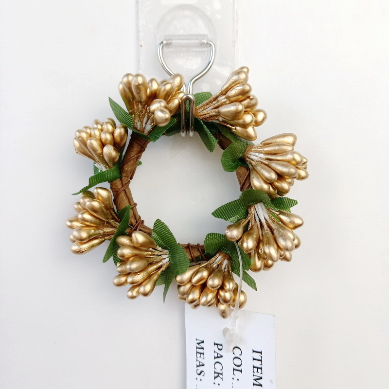 腊环。圣诞挂件。圣诞摆件。圣诞用品。圣诞节配件。圣诞树插枝。花瓶装饰插枝。年宵花配件。