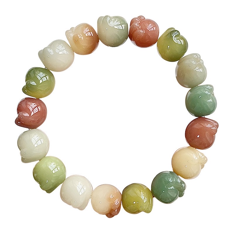 天然菩提根手串可爱猫爪设计款手串甜美女小红书直播货源文玩手串 手串手串手串详情图1