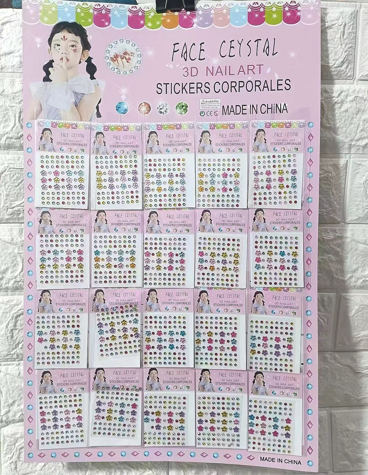 20入，手帐贴纸卡通版 贴纸眉心贴材料包 手账胶带DIY装饰用品 丰富多样的贴纸设计 详情图4