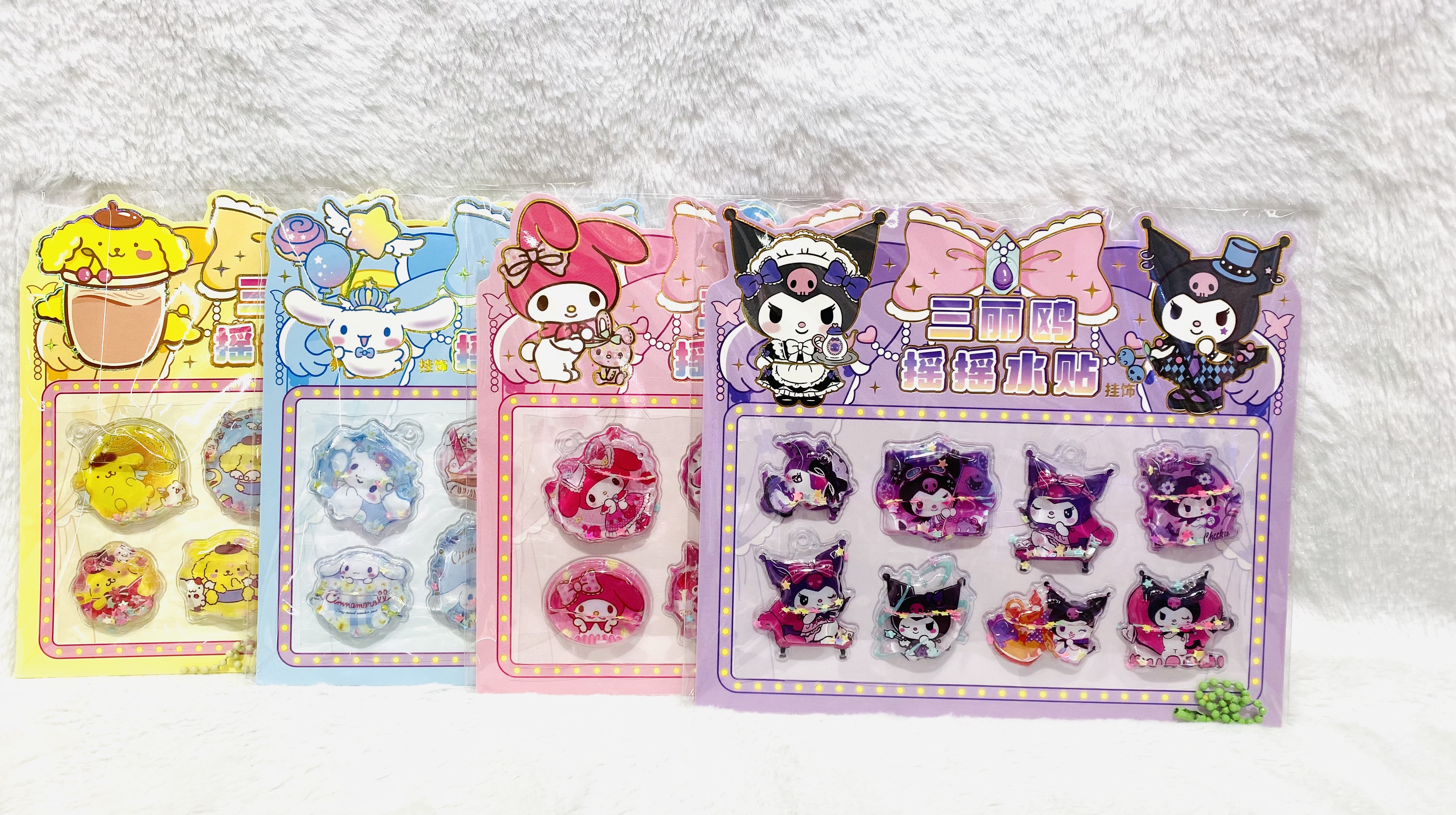 XQ-801手帐贴纸卡通版 眉心贴材料包 手账胶带 DIY装饰 贴纸创意套装 个性手绘风格细节图