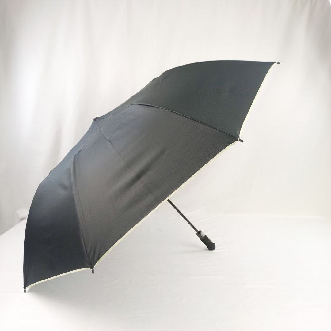 厂家批发自动二折加大加粗商务伞遮阳防紫外线可定制广告伞详情图3