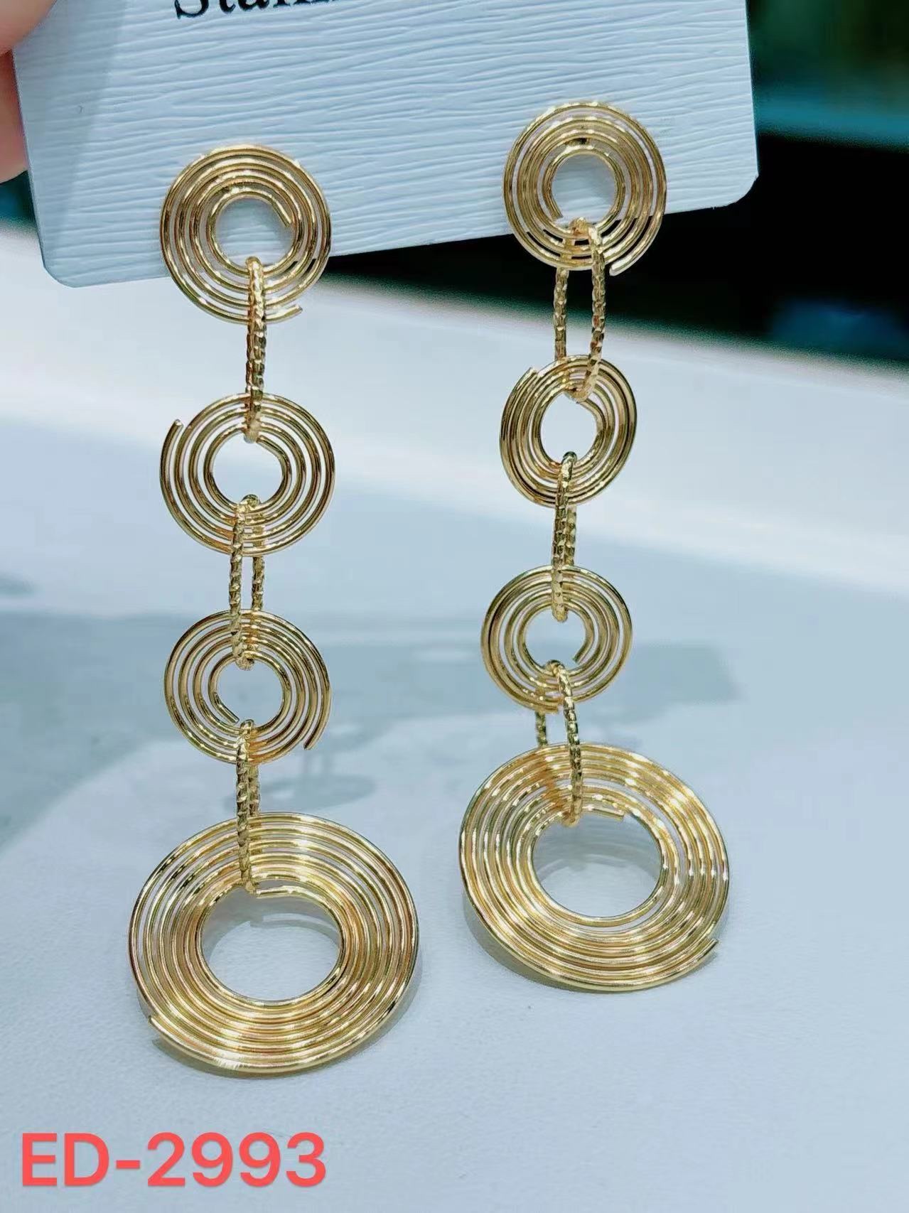 Round mosquito-repellent incense earrings