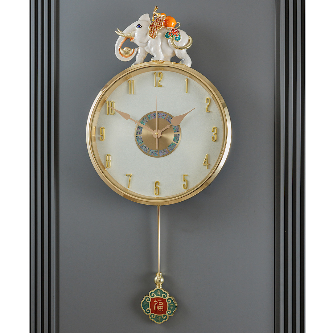 现代简约轻奢钟表挂钟客厅家用2新款创意石英钟静音表挂墙时钟详情图1