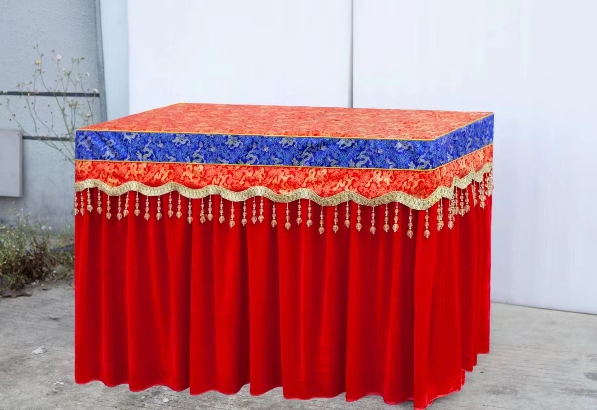 绣品定制供桌神位桌套佛台八仙桌台布桌罩桌套桌裙桌围供桌布 绣品定制供桌神位桌套佛台八仙桌台布桌罩桌套桌裙桌围供桌布产品图