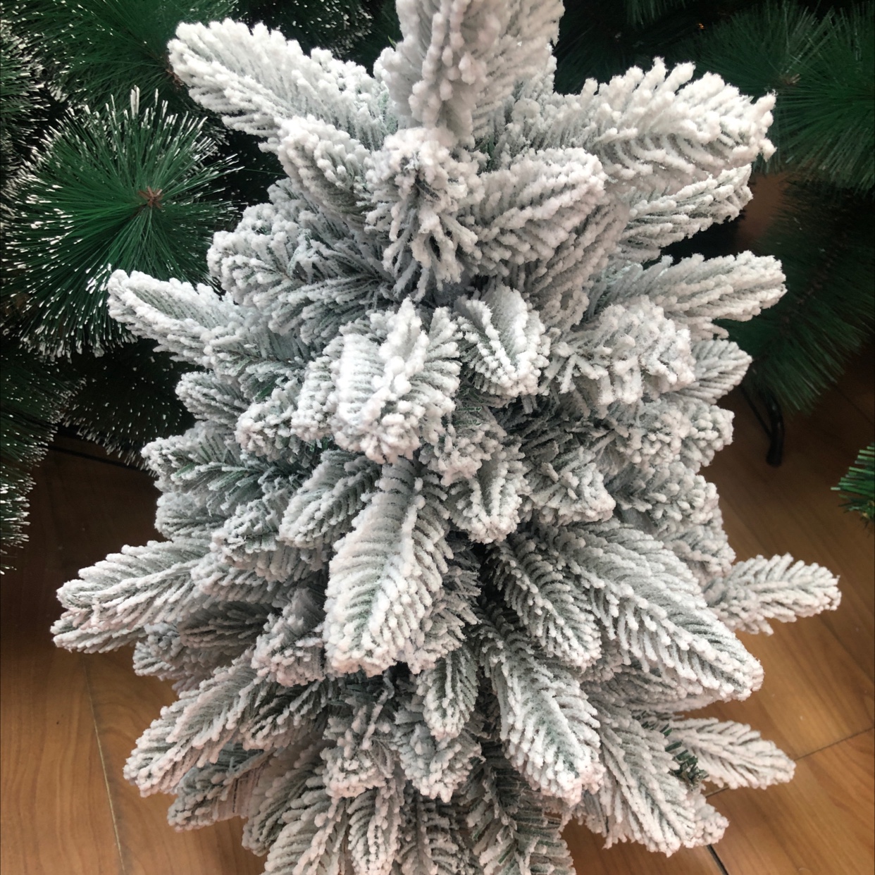 Velvet mixed tree festival gift Christmas tree Christmas Tree festival gift 0.6/0.9/1.2/1.5/1.8/2.1 Christmas trees of various sizes details Picture
