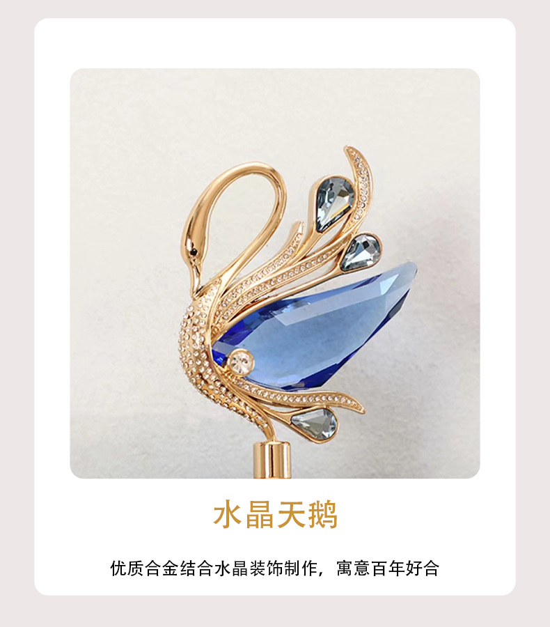 轻奢挂钟现代简约表挂墙客厅装饰钟表创意静音时钟个性摇摆钟表详情图11