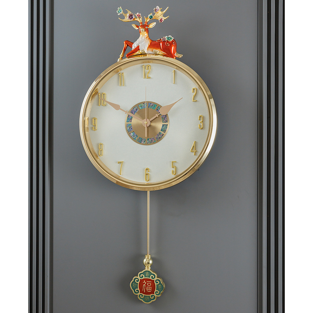 现代简约轻奢钟表挂钟客厅家用2新款创意石英钟静音表挂墙时钟