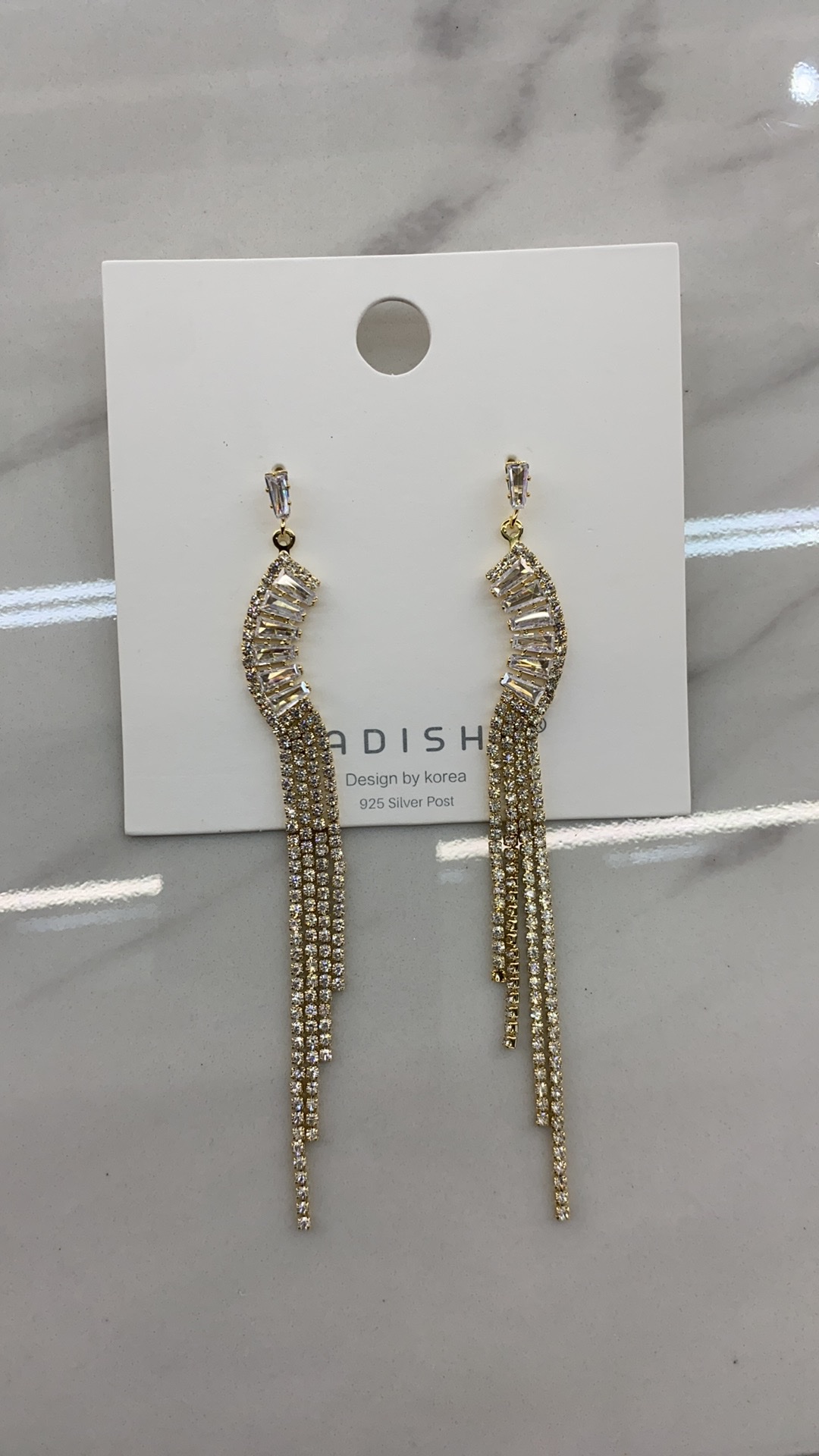 不锈钢戒指 配饰套装 耳坠女长款气质款 高级感耳饰 时尚潮流耳环 长耳坠优雅气质款耳坠女长款气质不锈钢戒指详情图6