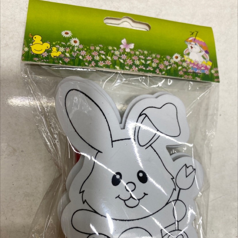 复活节彩蛋玩具蛋diy儿童手工复活节ＥＶ
材料兔子形状彩绘绘画画涂色装饰