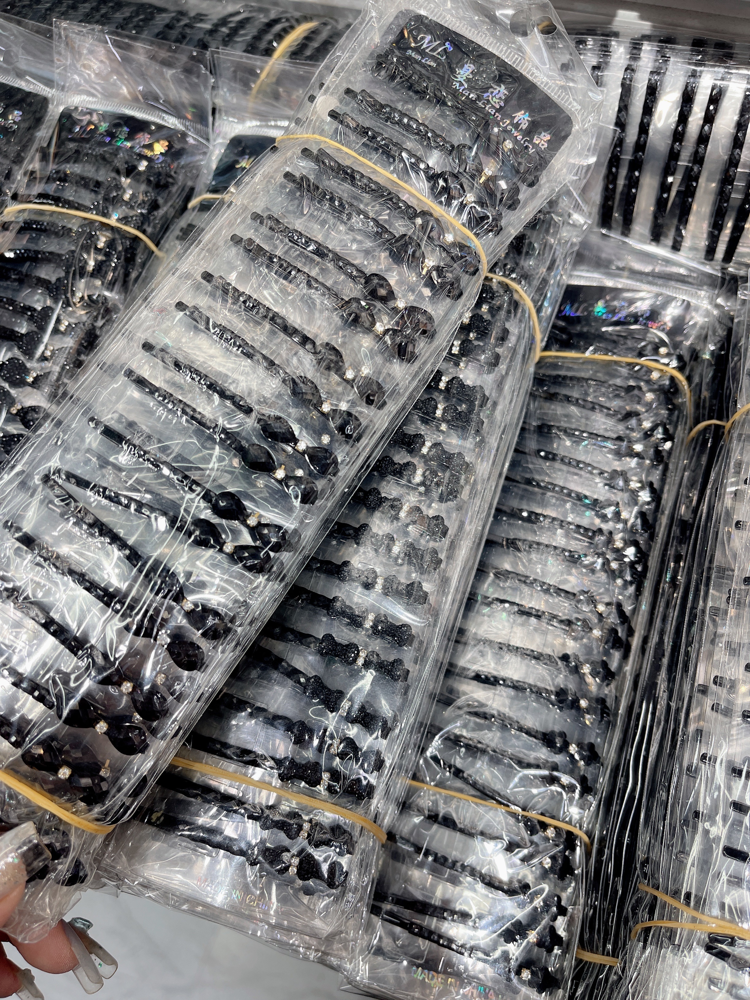 发夹女夏季百搭水晶珍珠装饰 发箍头饰 时尚韩版简约发饰 气质甜美头饰详情图5