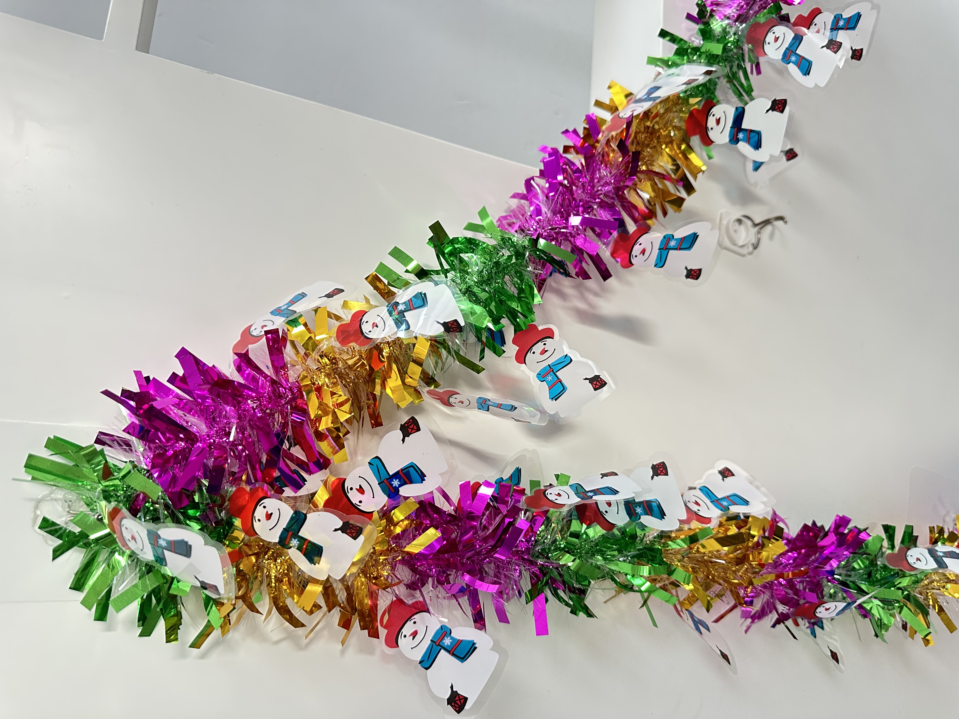 圣诞树装饰圣诞节彩条雪人圣诞老人彩带详情图10