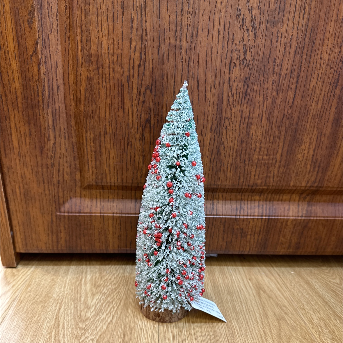 Christmas tree decorations and small trees of all sizes are available