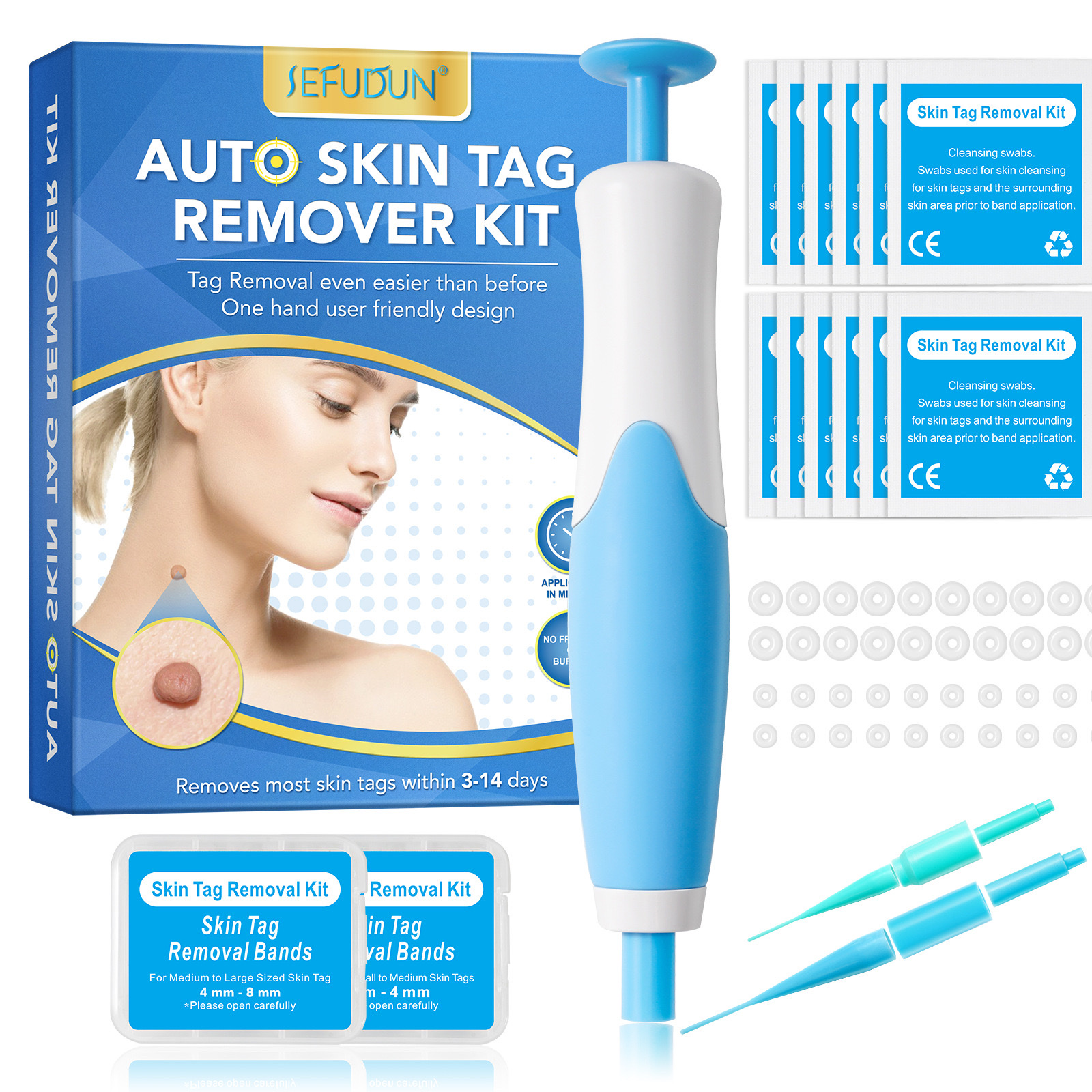 Skin Tag Removal Tool 祛皮赘笔祛肉痣祛鸡眼祛疣器 可配修复贴