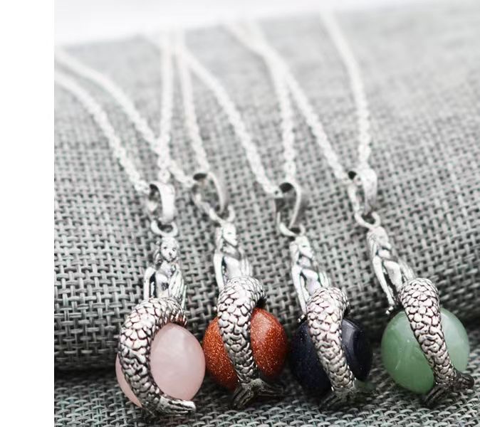 天然石饰品配件，吊坠天然石手配件