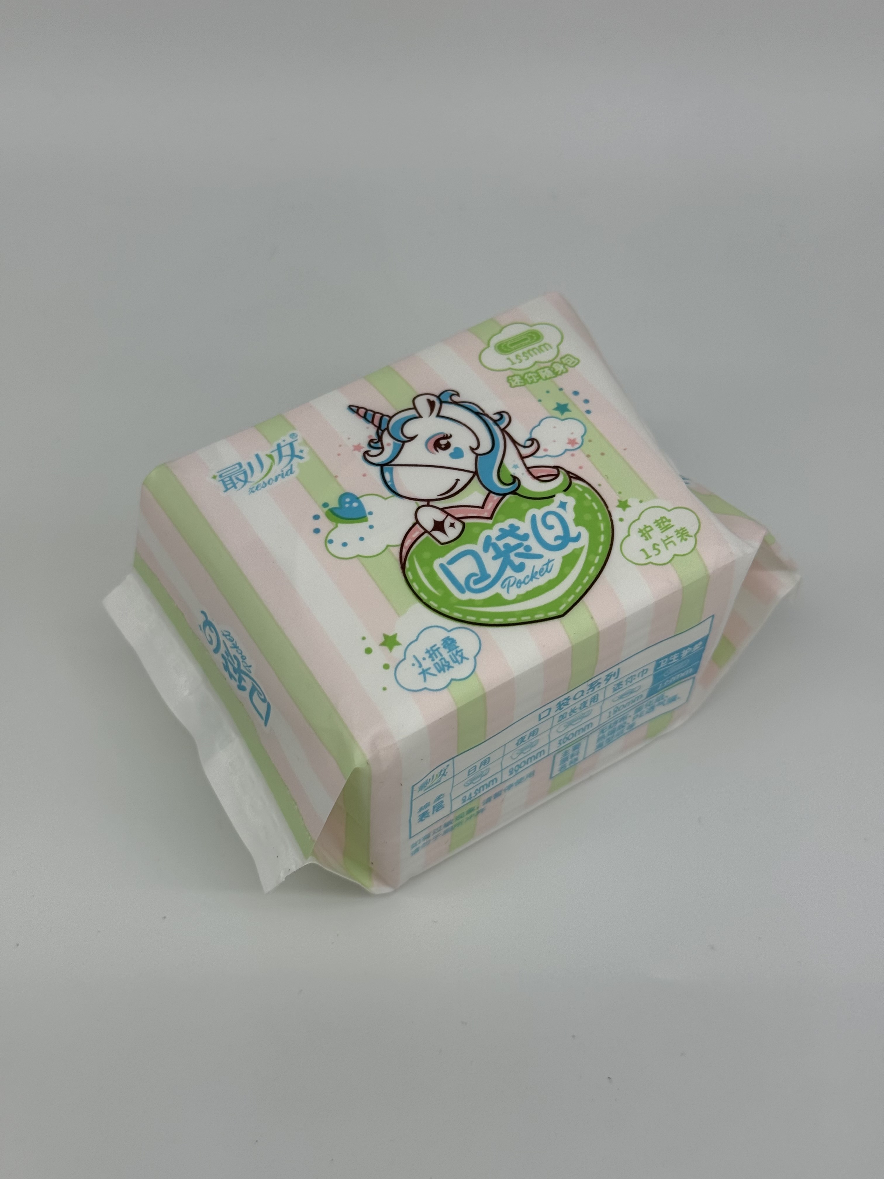 最少女150mm护垫，棉柔亲肤，舒适透气护垫详情图2