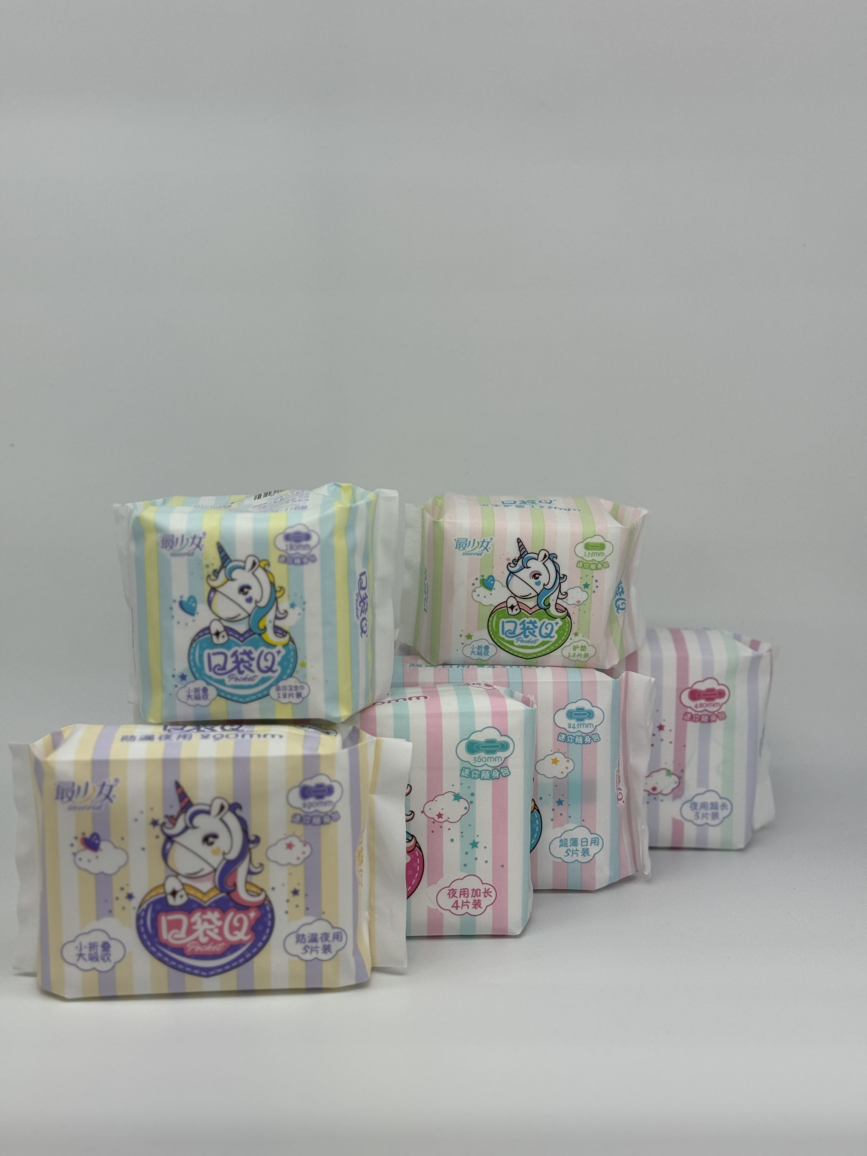 最少女150mm护垫，棉柔亲肤，舒适透气护垫详情图5