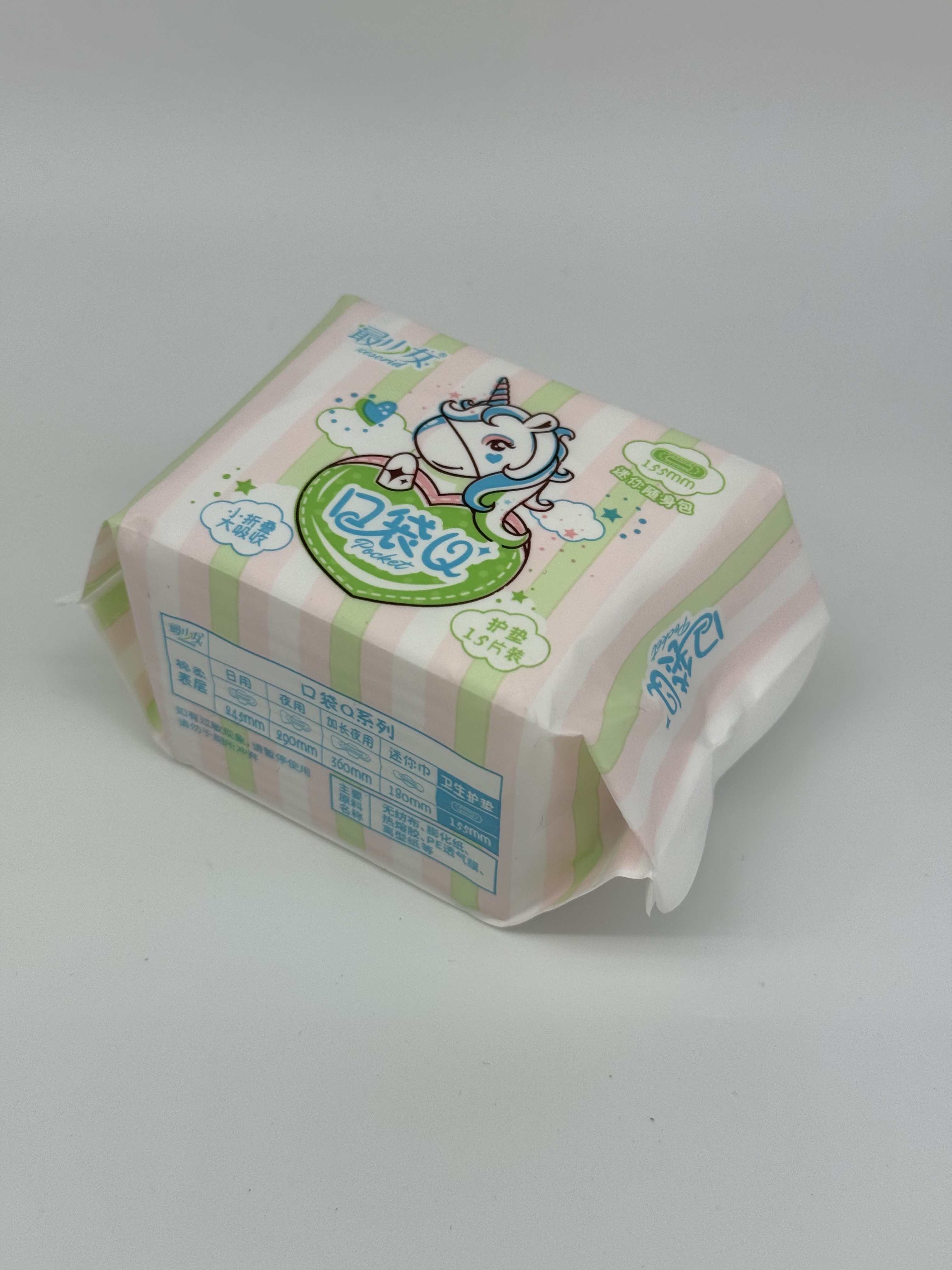 最少女150mm护垫，棉柔亲肤，舒适透气护垫详情图3