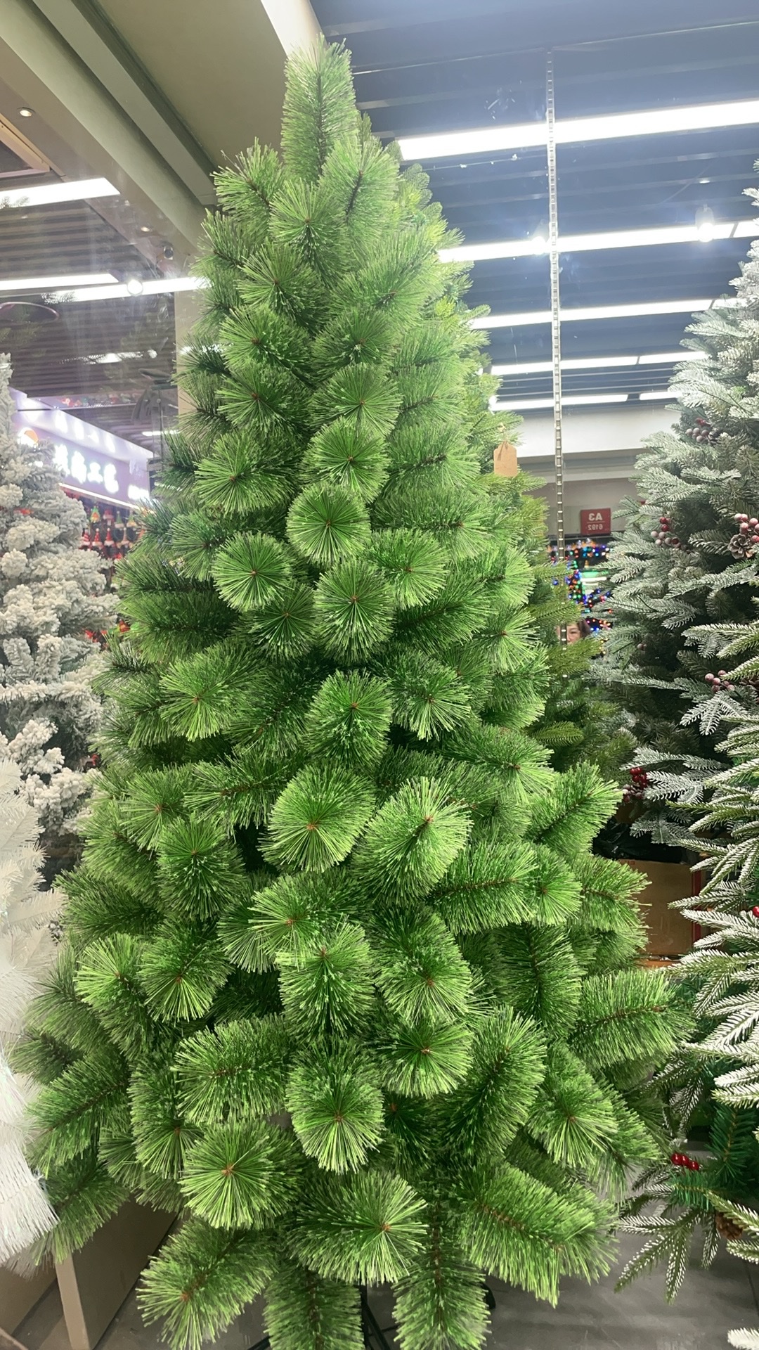开花松针210cm330头圣诞树节日礼圣诞树Pet圣诞树细节图