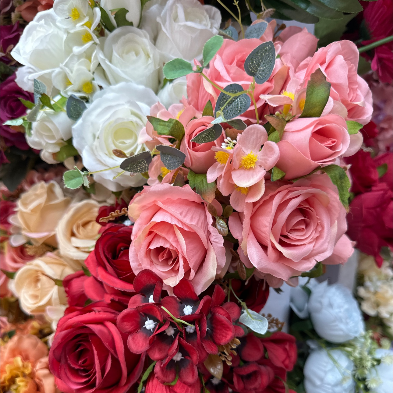 批发花束香皂花 康乃馨礼品毛线花 玩偶花束手工制作 美观实用创意礼品 花艺装饰批发