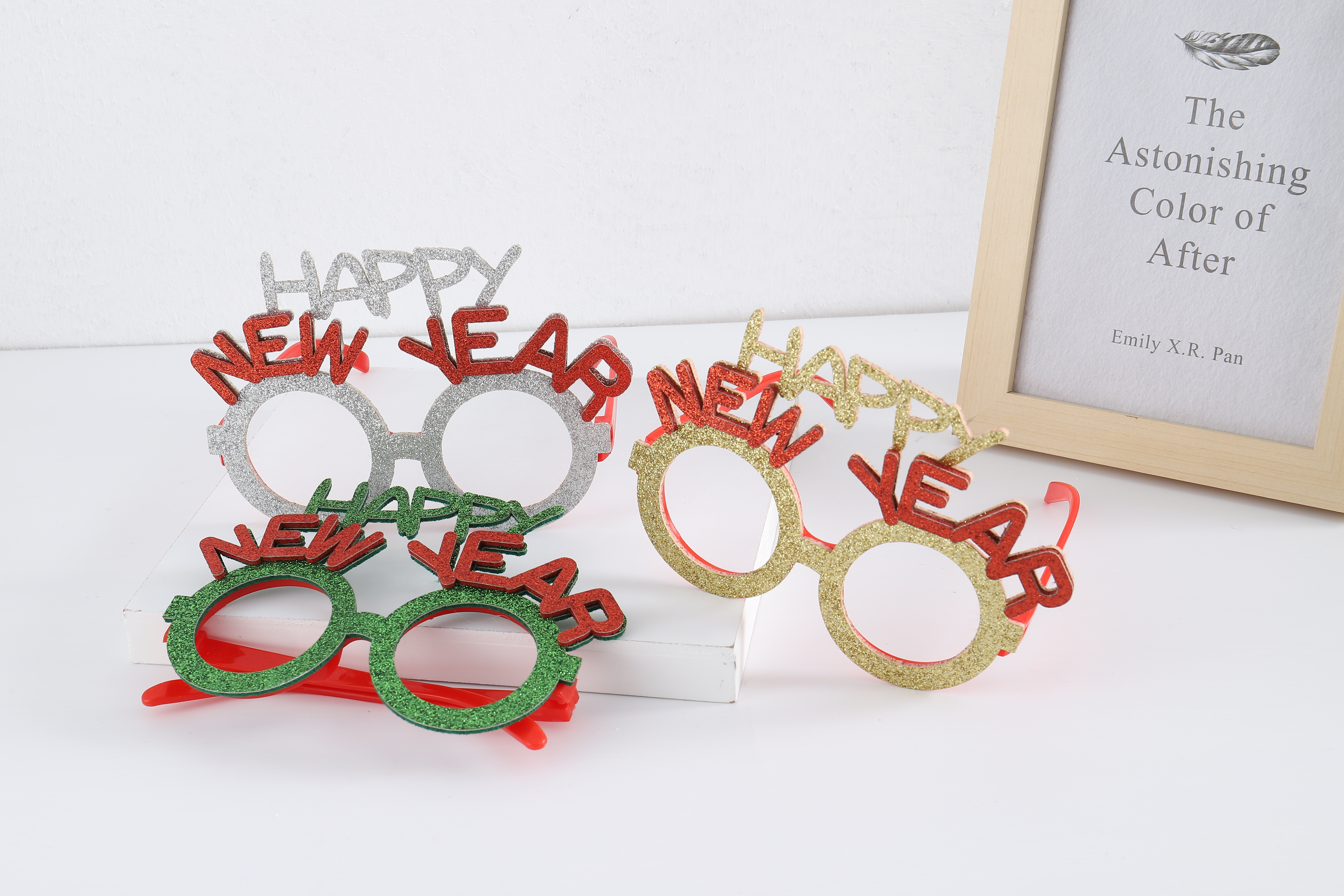 圣诞节日装扮必备 圣诞搞怪眼镜 节日必备 会氛围营造圣诞圣诞节日装扮详情图2