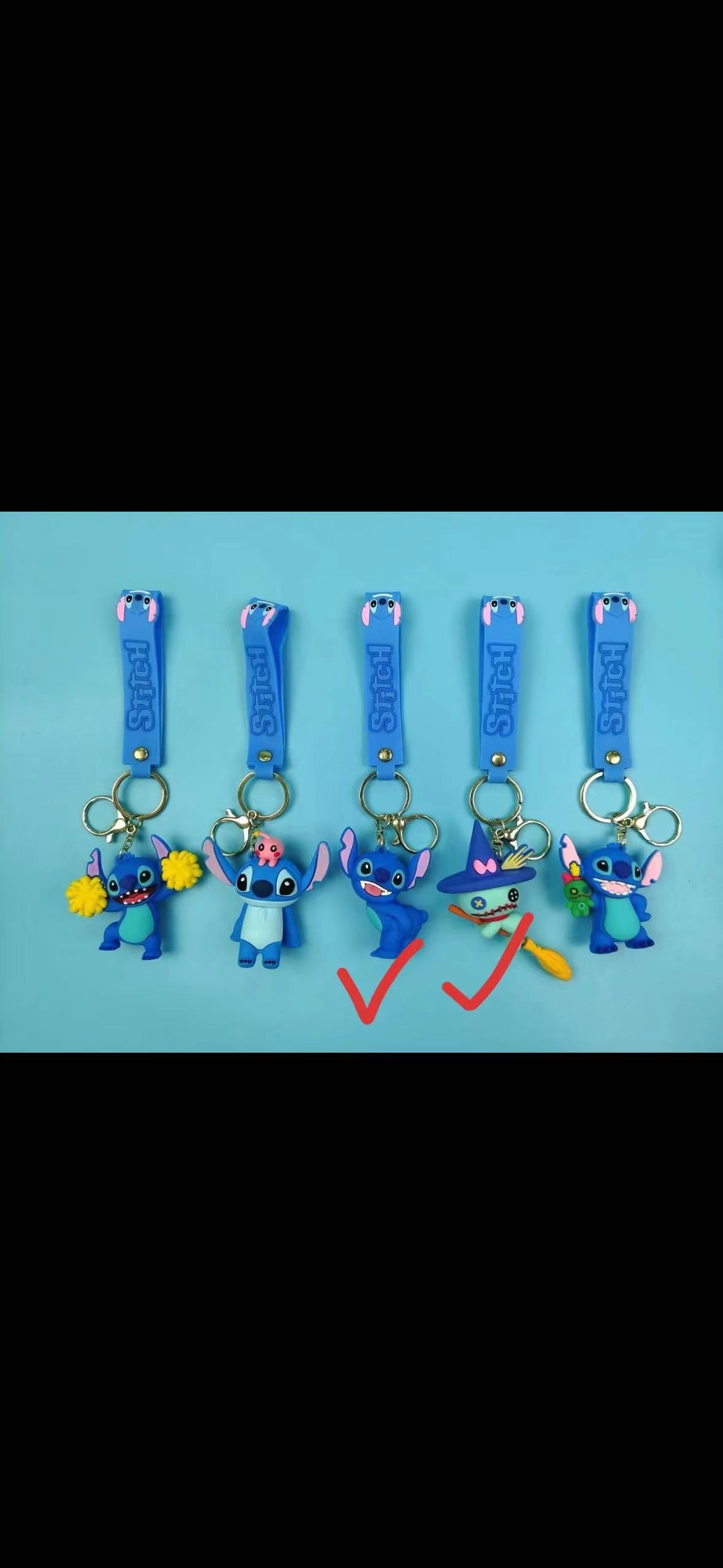 史迪仔公仔汽车钥匙扣挂件男生创意可爱书包挂饰钥匙链精致女挂件钥匙挂件钥匙扣挂件细节图