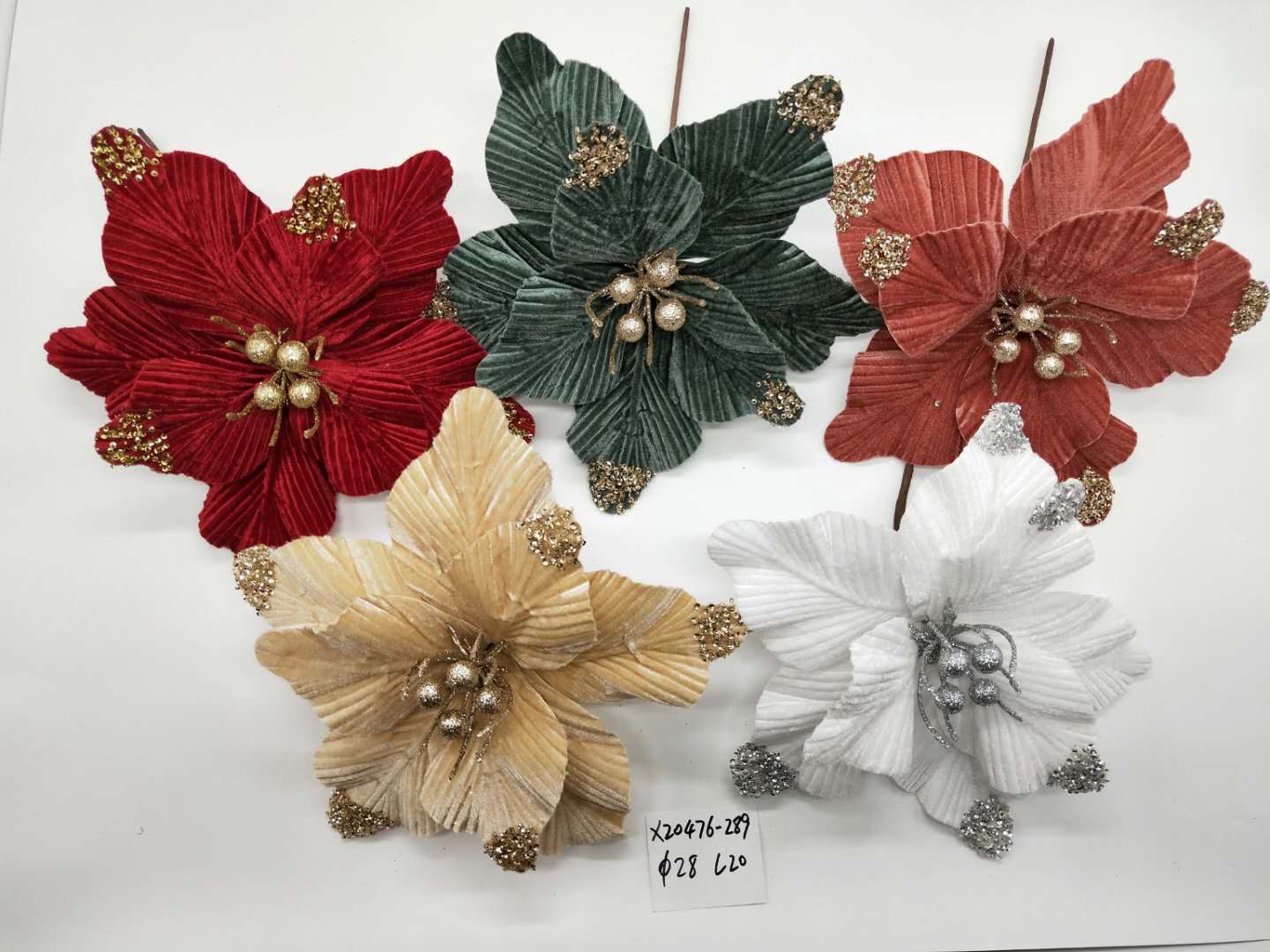 圣诞节用品。圣诞用品。圣诞节配件。圣诞树插枝。花瓶装饰插枝。年宵花配件。细节图