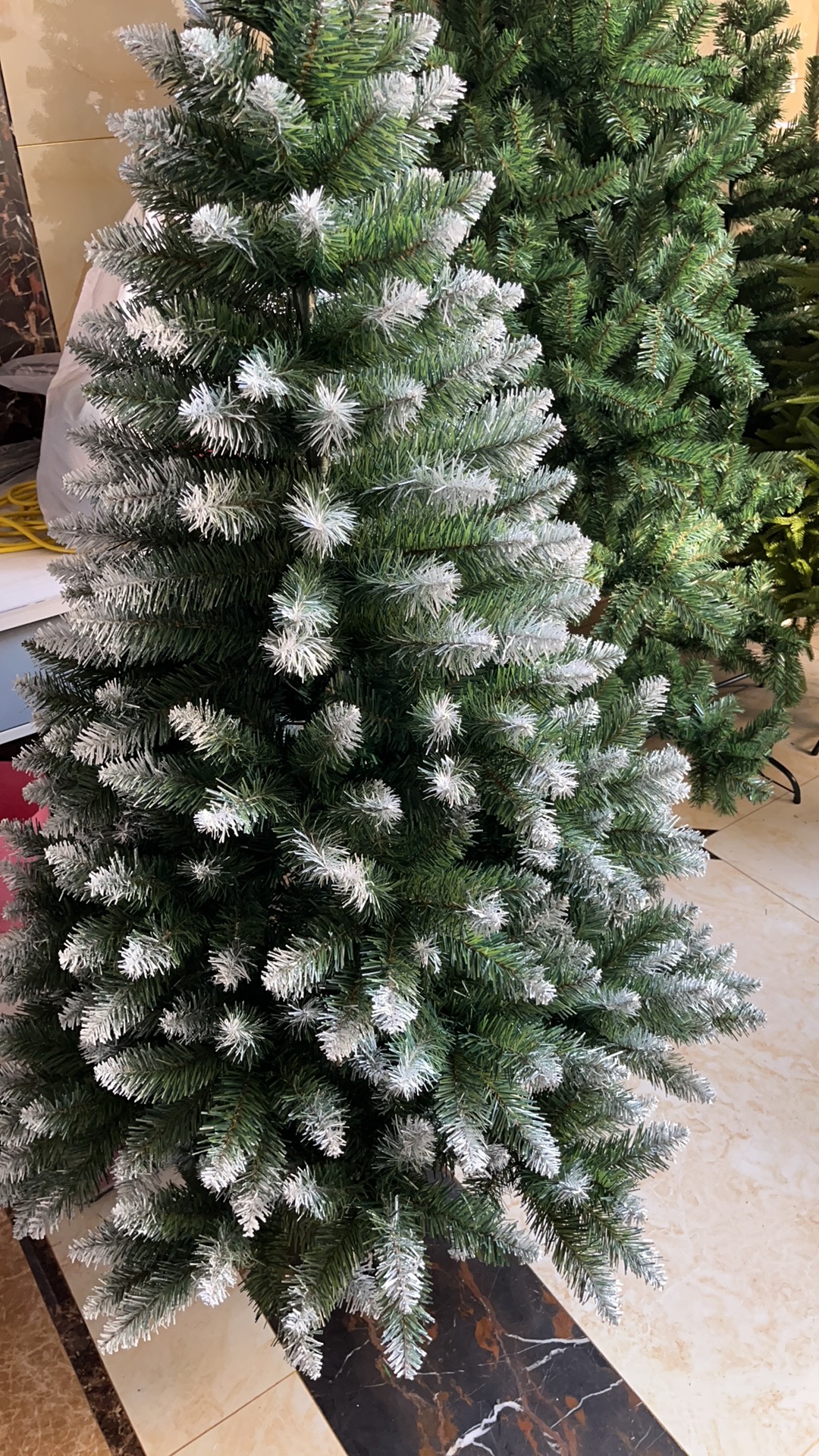 尖头P vc圣诞树，沾白尖头树混合树圣诞树圣诞树详情图2